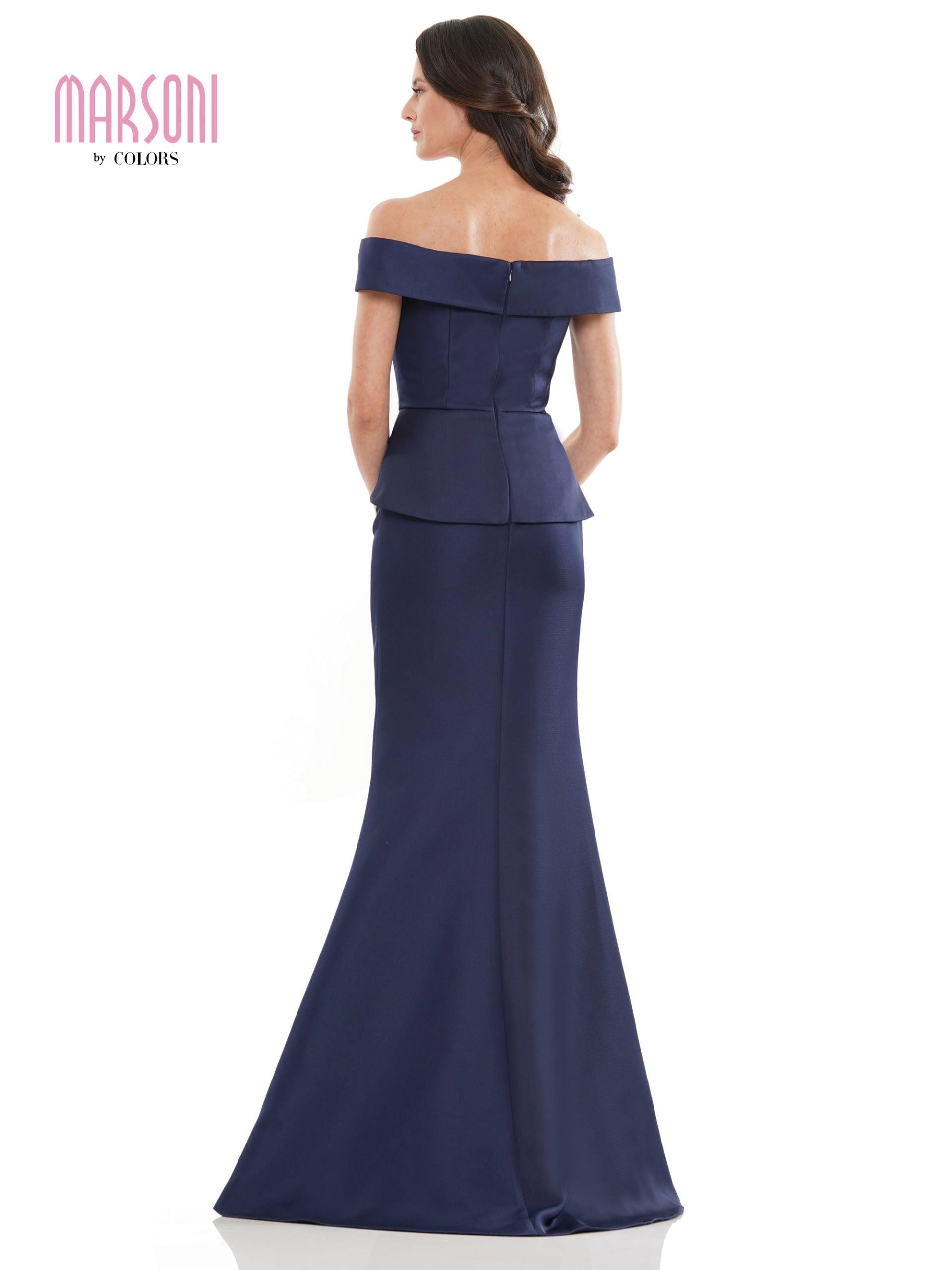 Marsoni Long Formal Off Shoulder Dress 1143