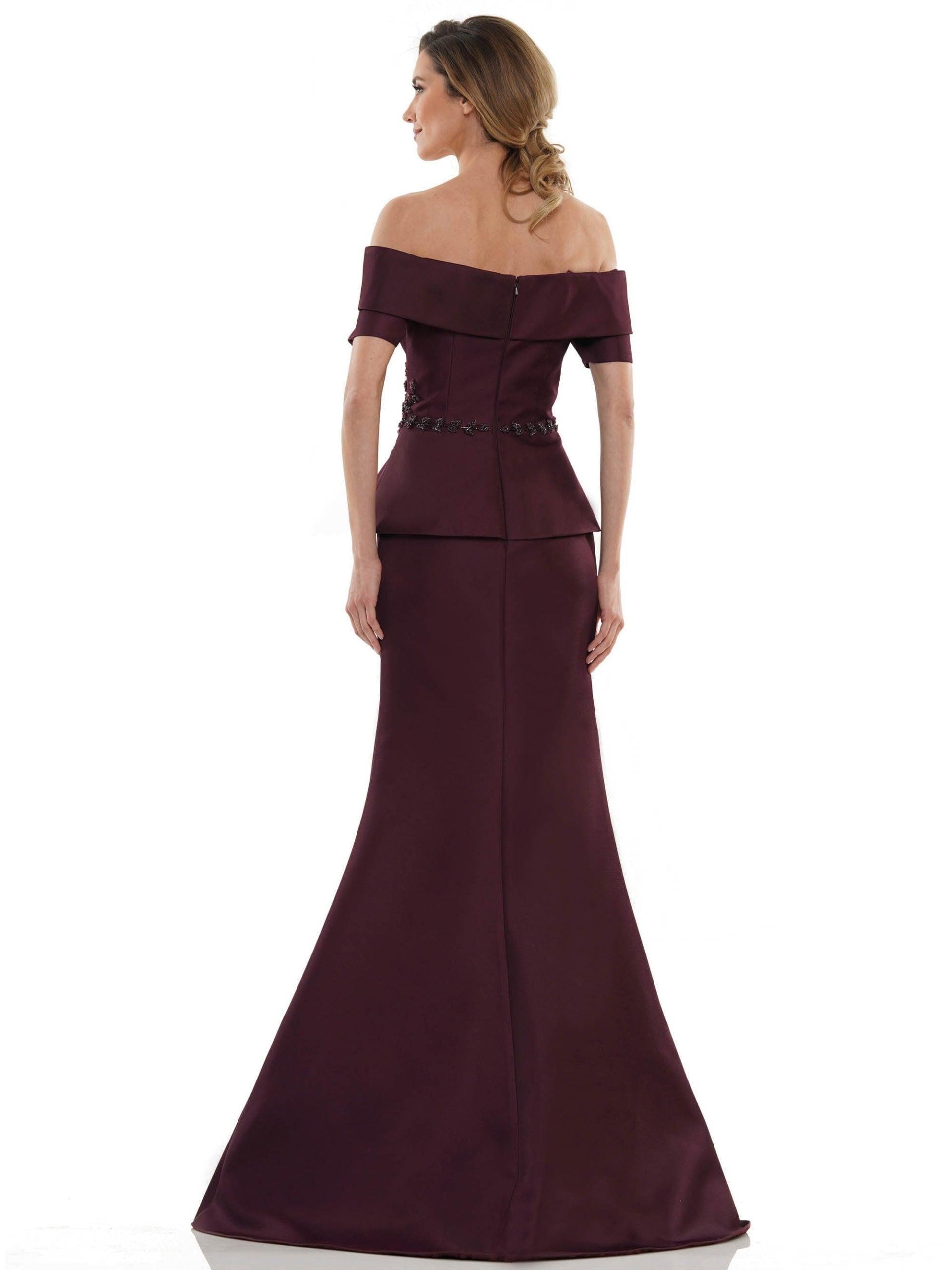 Marsoni Long Formal Off Shoulder Dress 1144 - The Dress Outlet