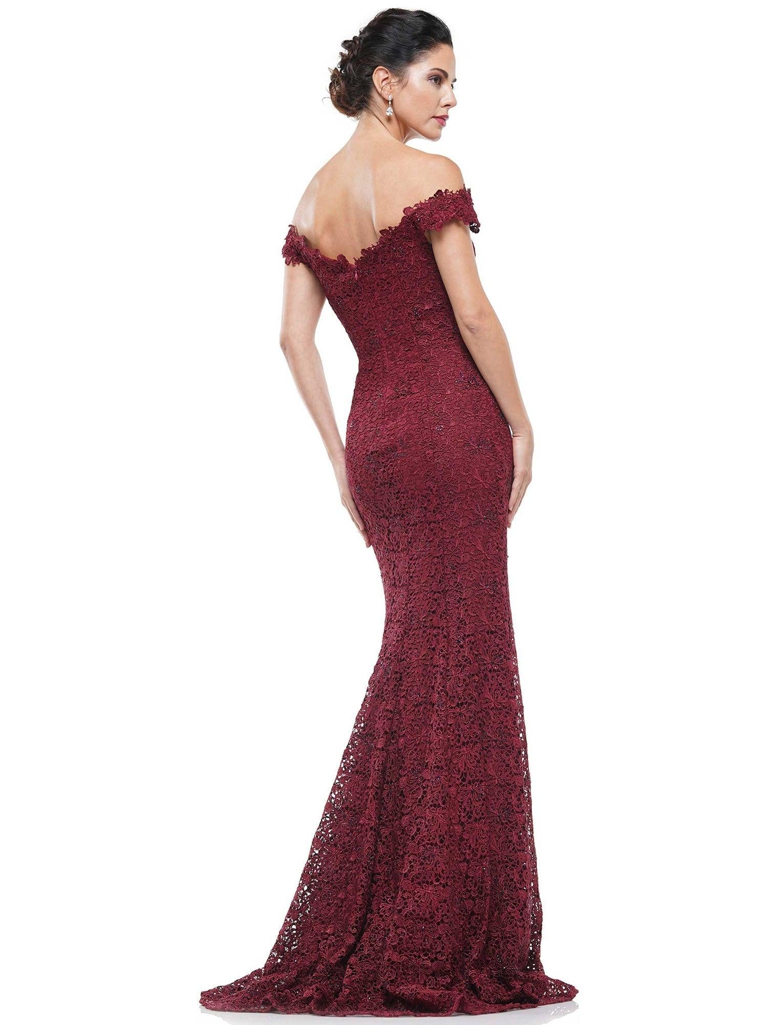 Marsoni Long Formal Off Shoulder Lace Dress 221
