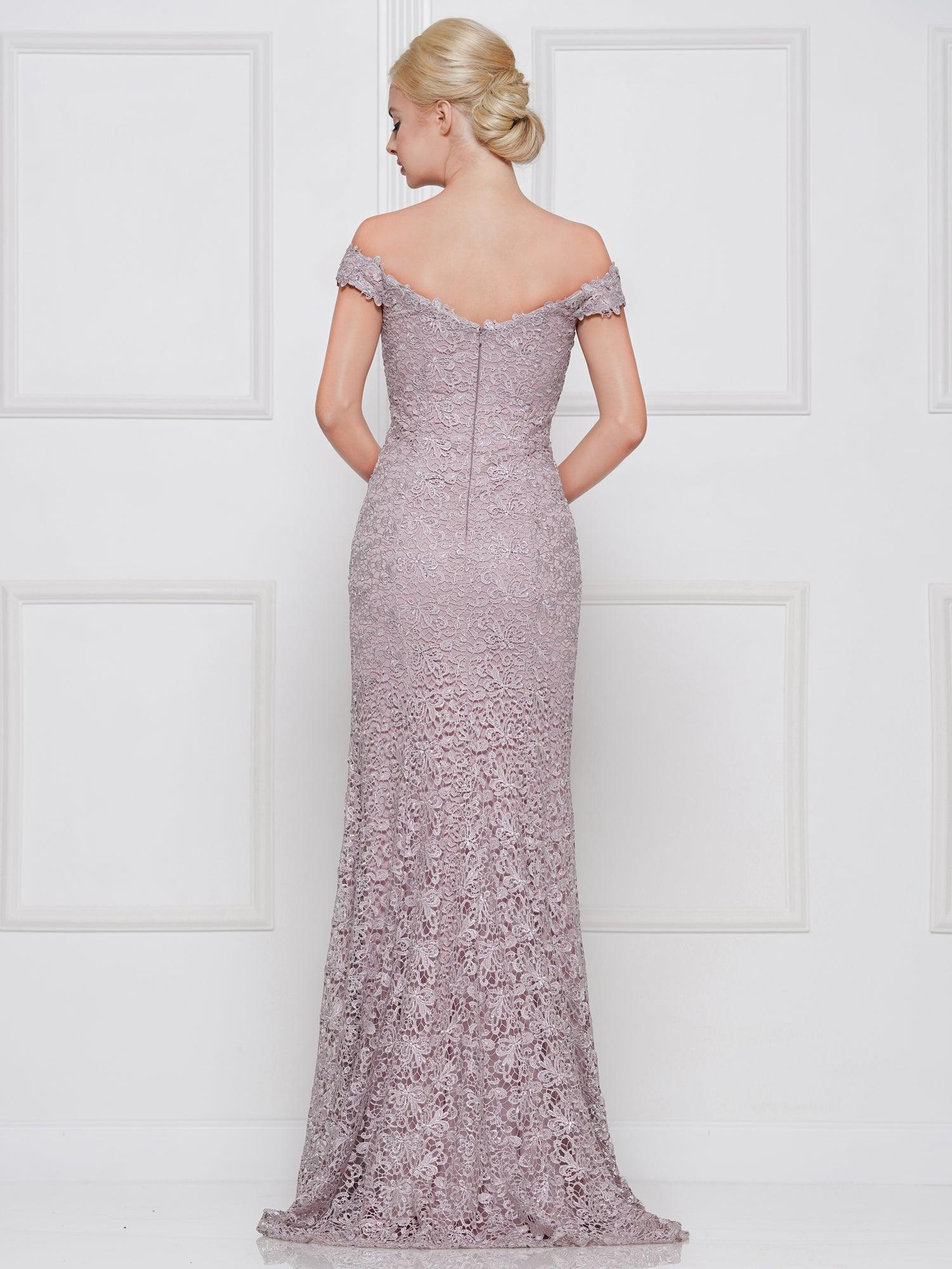 Marsoni Long Formal Off Shoulder Lace Dress 221