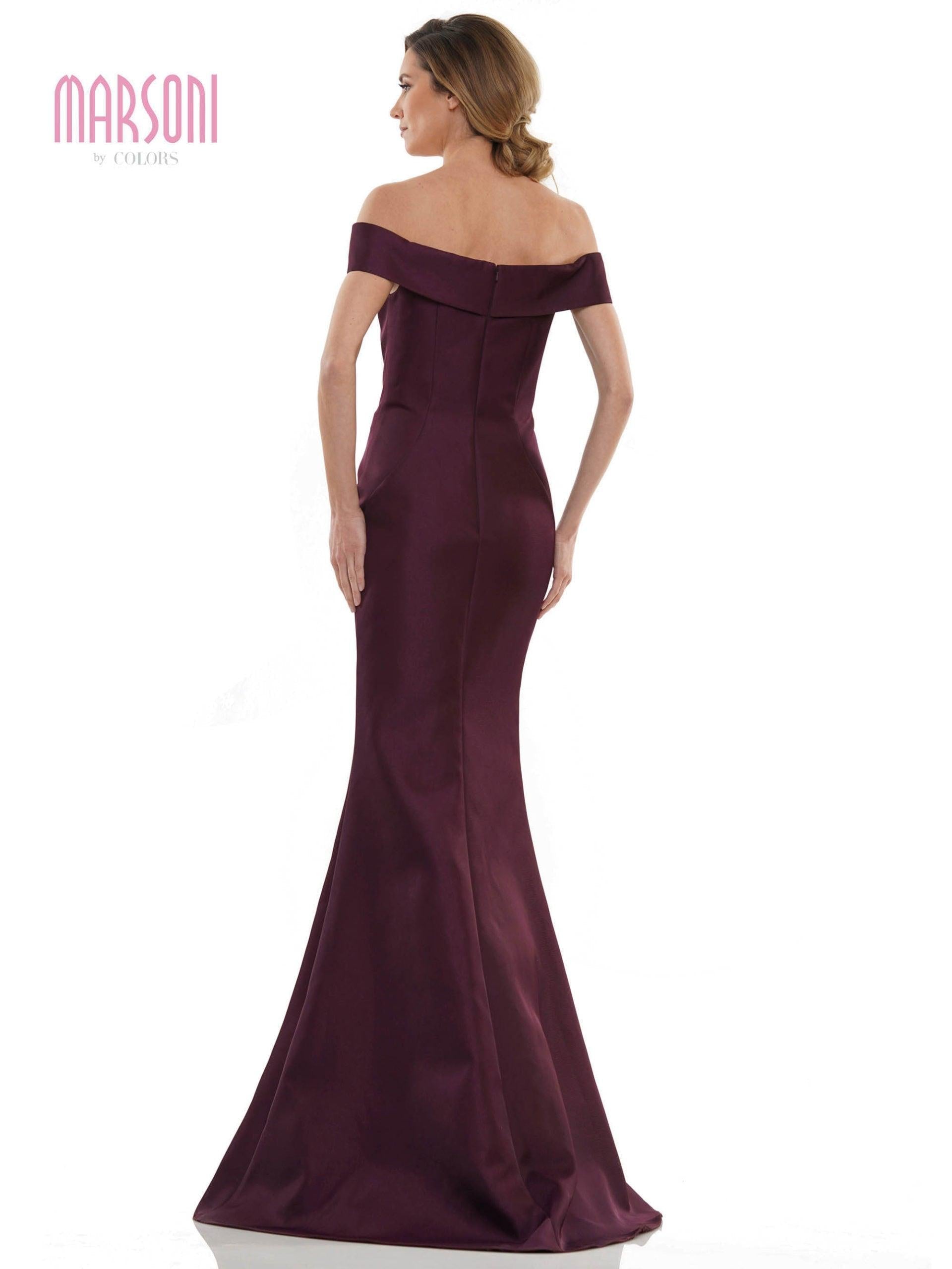Marsoni Long Formal Off Shoulder Mermaid Dress 1142