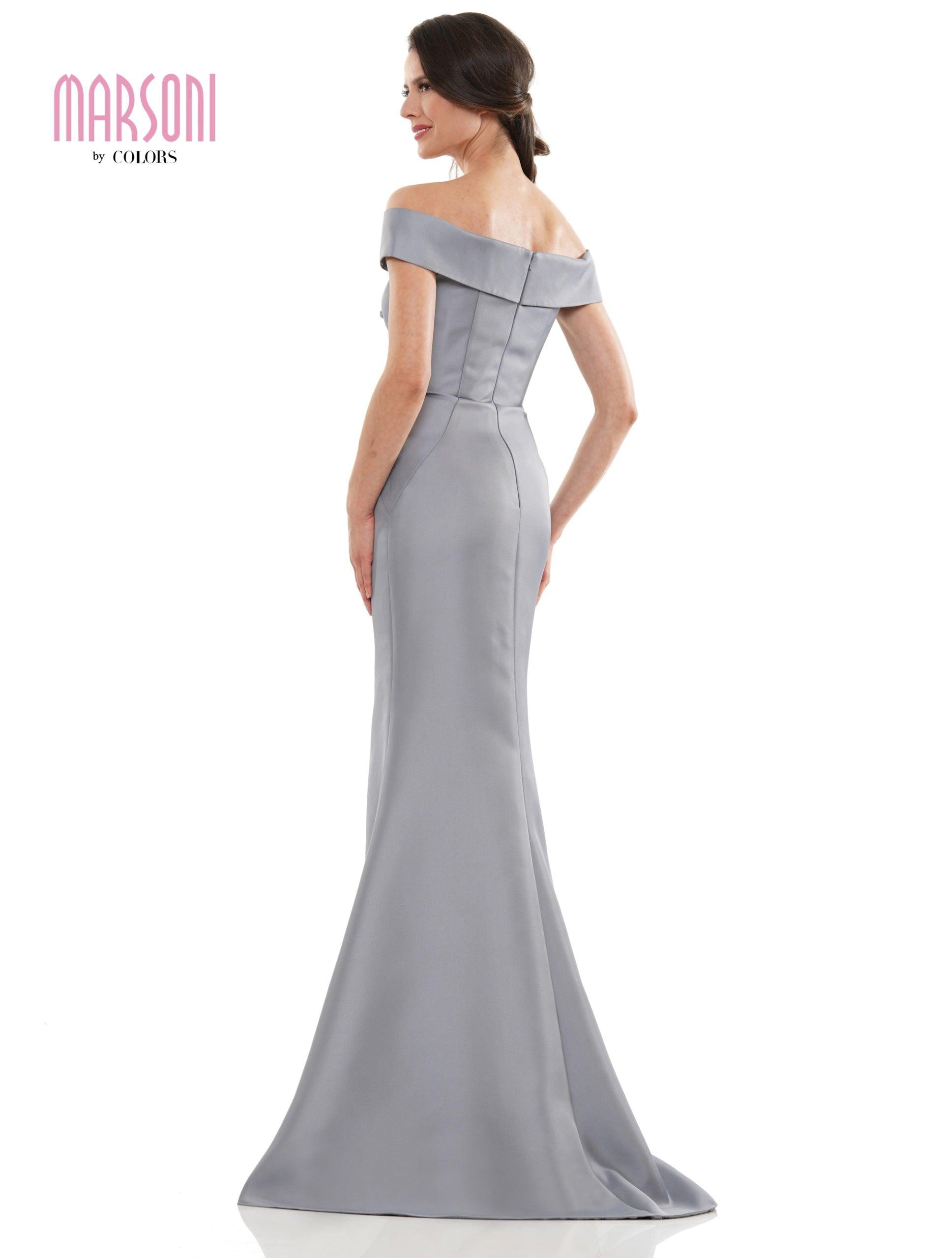 Marsoni Long Formal Off Shoulder Mermaid Dress 1142