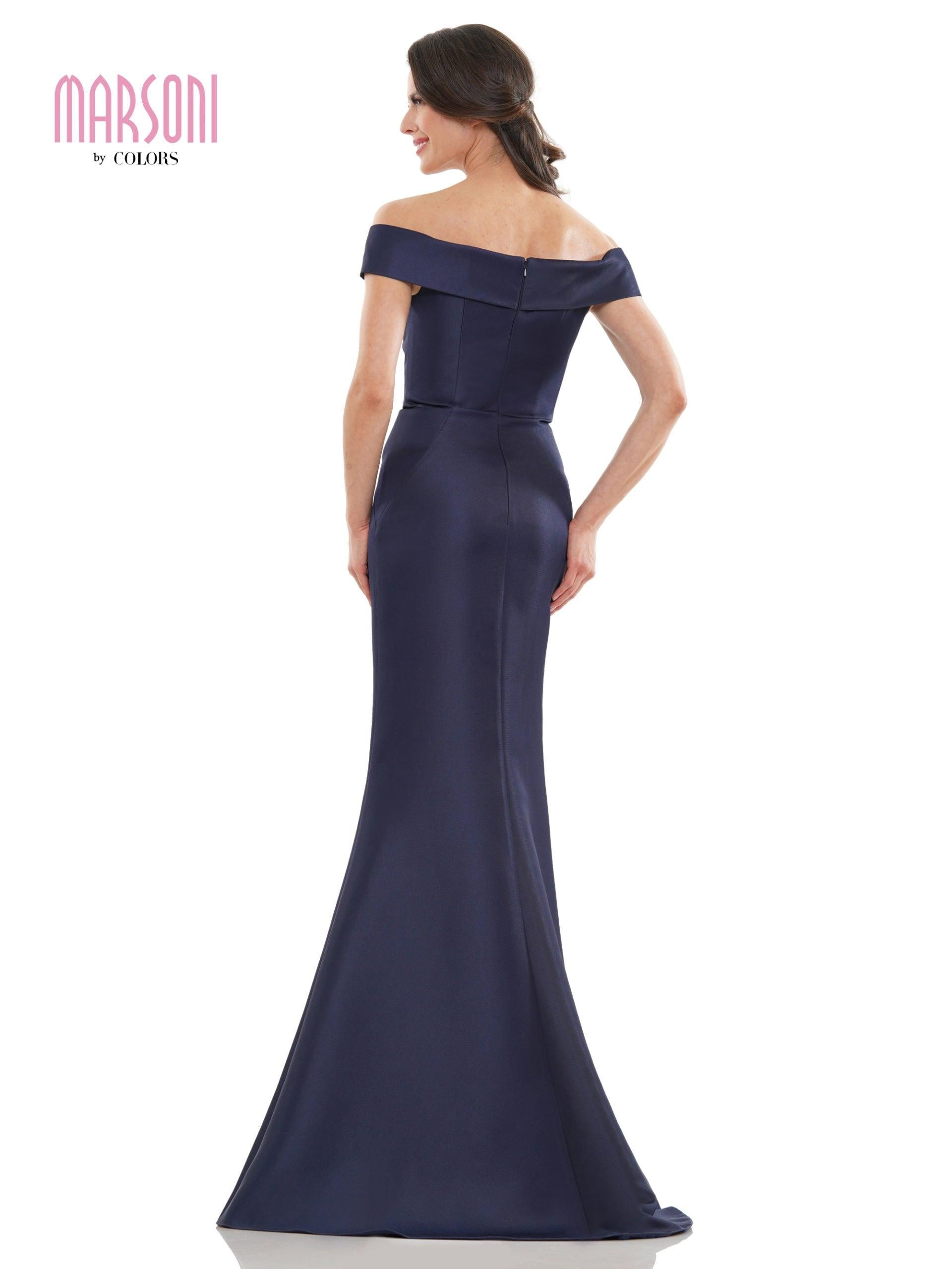 Marsoni Long Formal Off Shoulder Mermaid Dress 1142