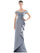 Marsoni Long Formal Off Shoulder Satin Dress 1087 - The Dress Outlet