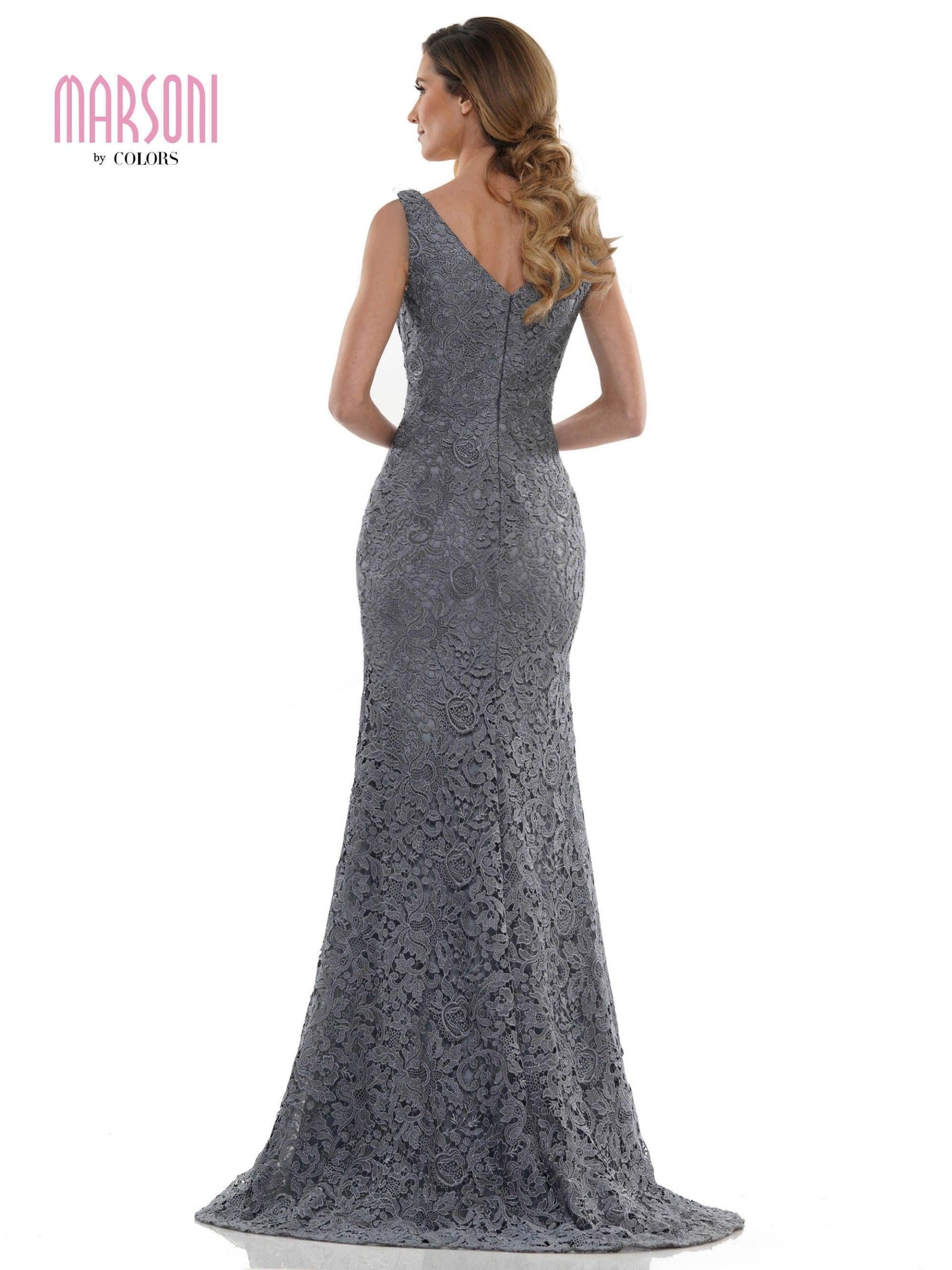 Marsoni Long Formal Sleeveless Lace Dress 1116