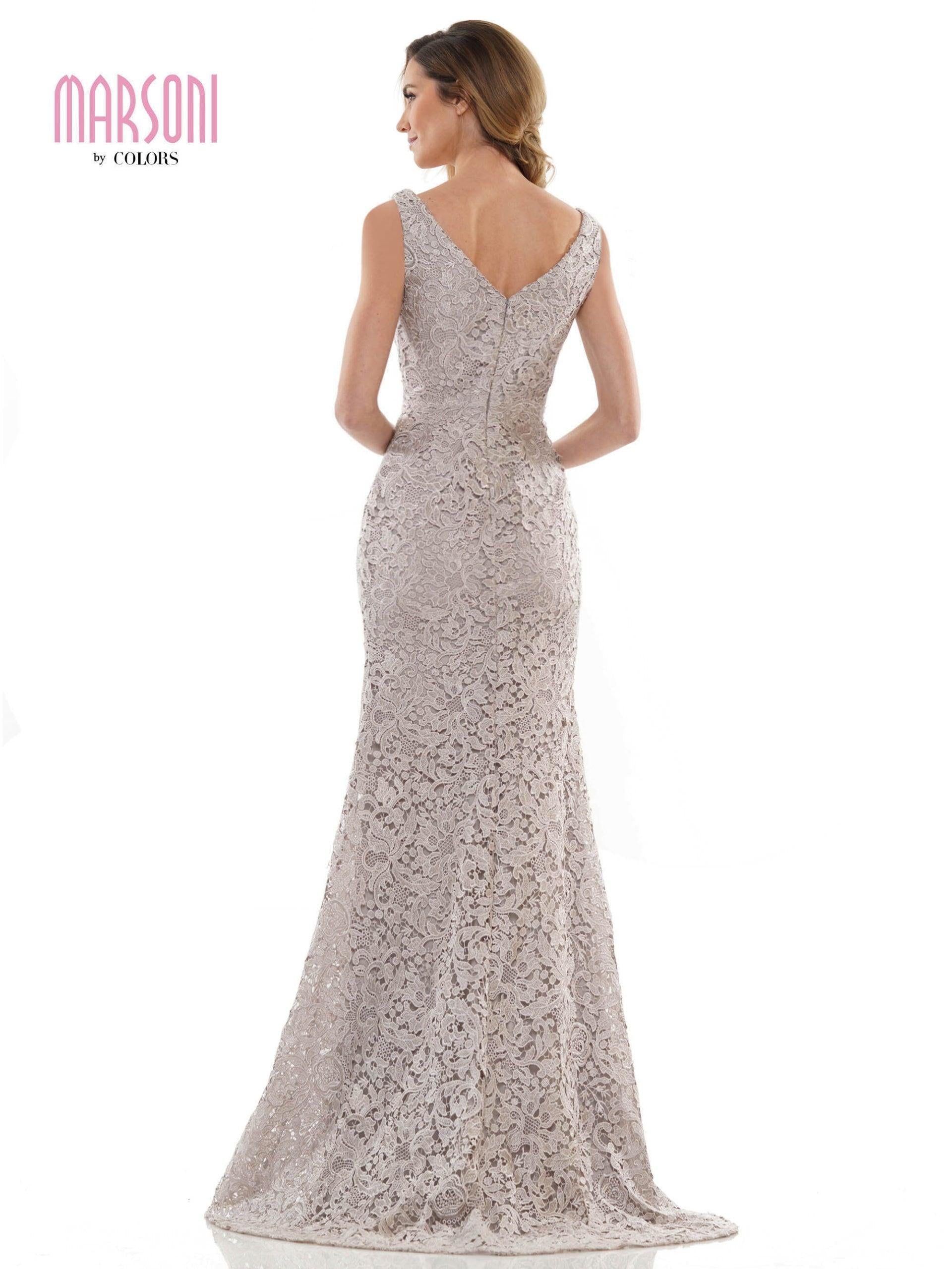 Marsoni Long Formal Sleeveless Lace Dress 1116