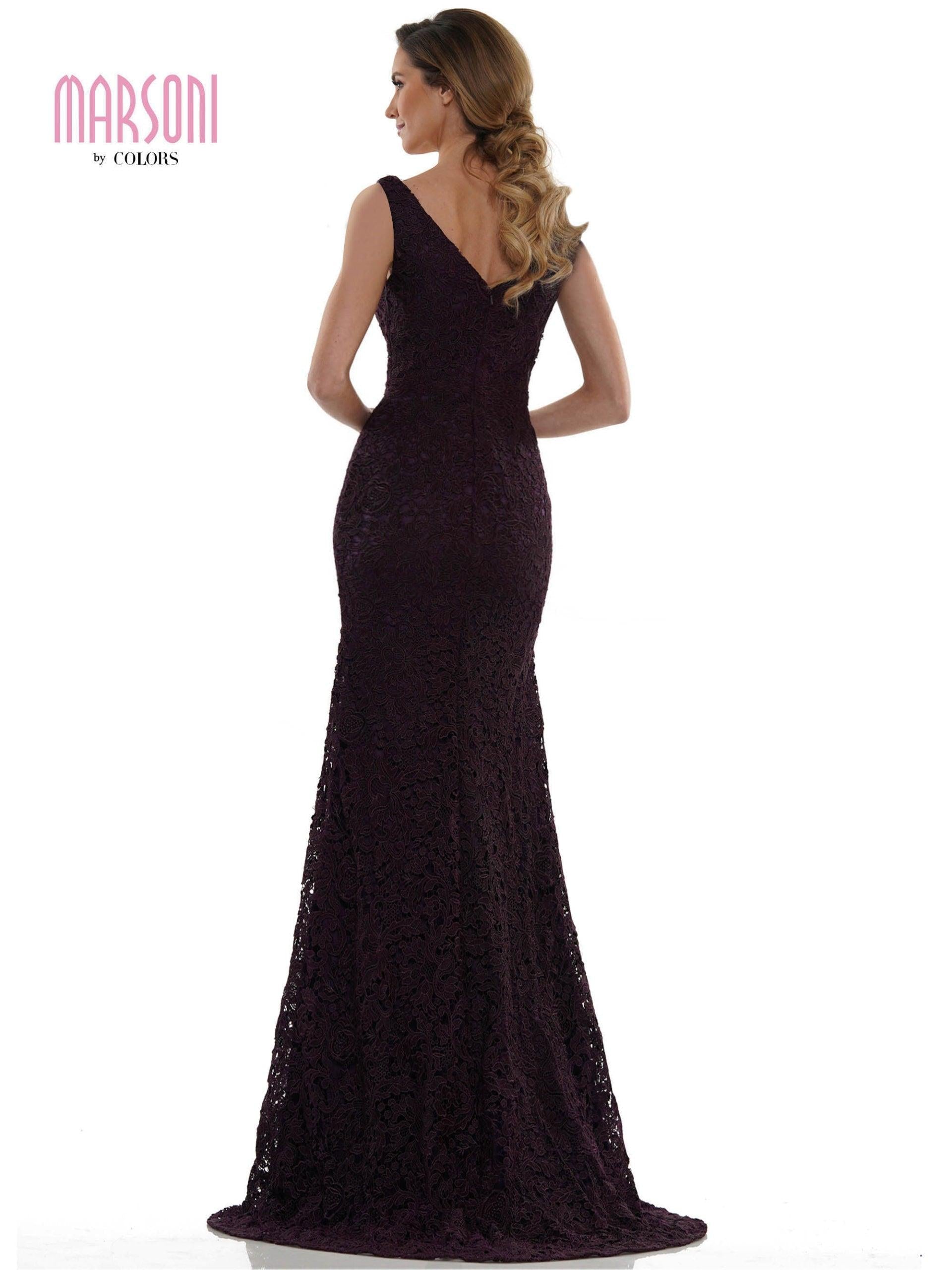 Marsoni Long Formal Sleeveless Lace Dress 1116