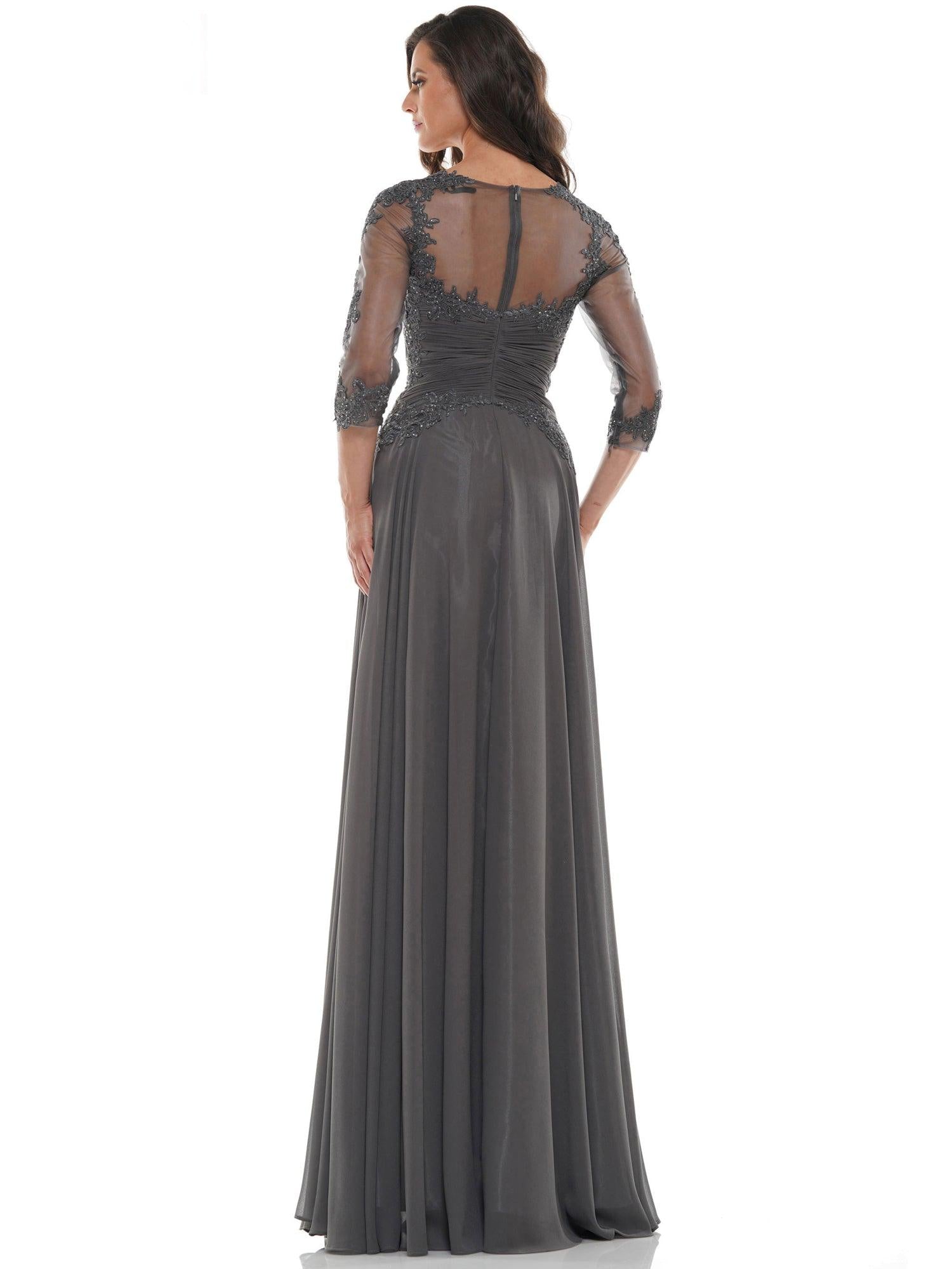 slim fit dress slacks Embroidered Long Sleeve Mother of The Bride Dress main image 1