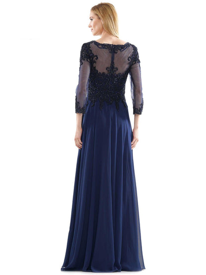 Marsoni Long Long Sleeve Mother of the Bide Gown 217 - The Dress Outlet
