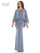 Marsoni Long Mother of the Bride Cape Dress 1188 - The Dress Outlet