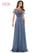 Marsoni Long Mother of the Bride Chiffon Dress M323 - The Dress Outlet