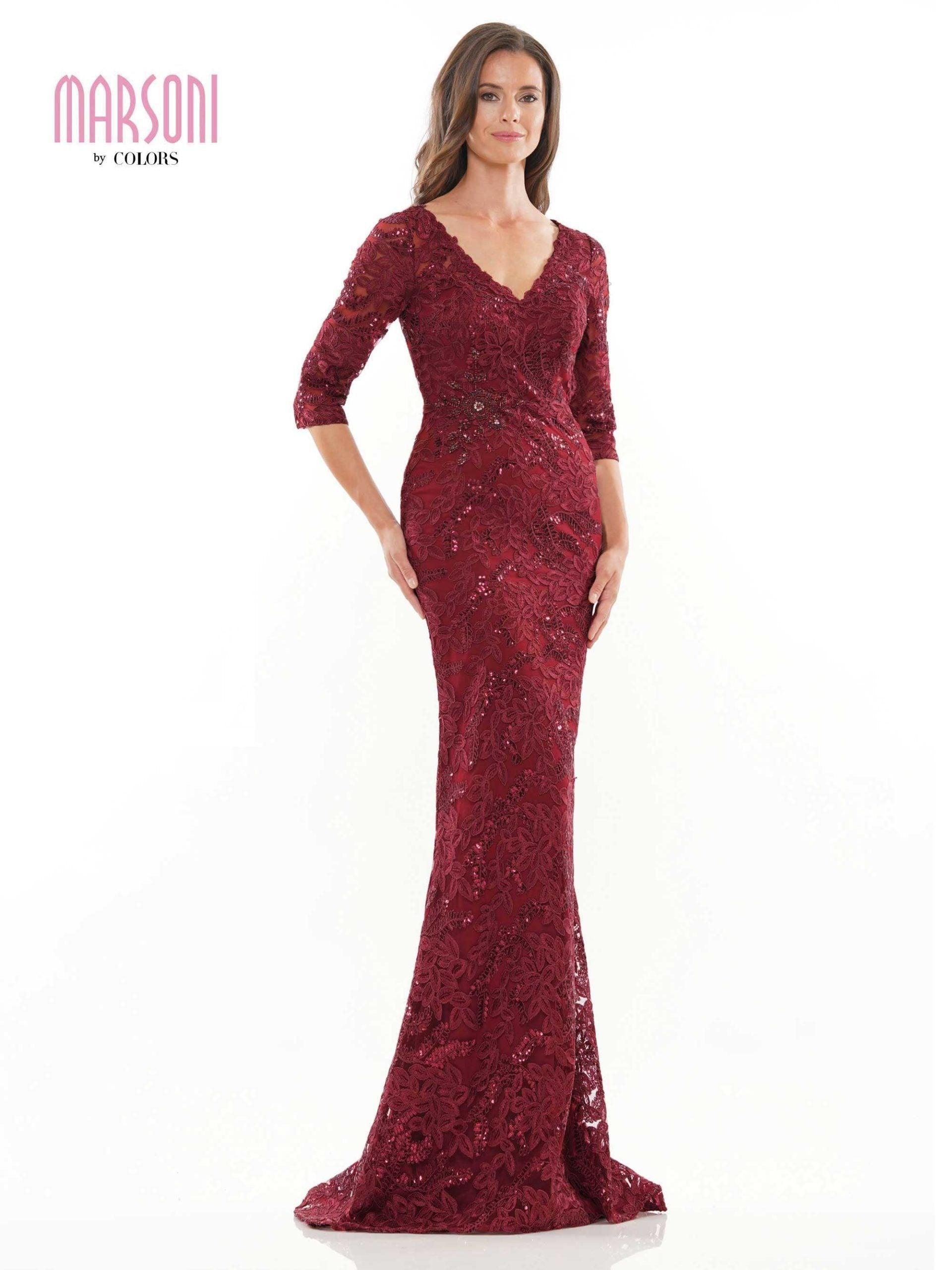 Marsoni Long Mother of the Bride Formal Dress 1119 - The Dress Outlet