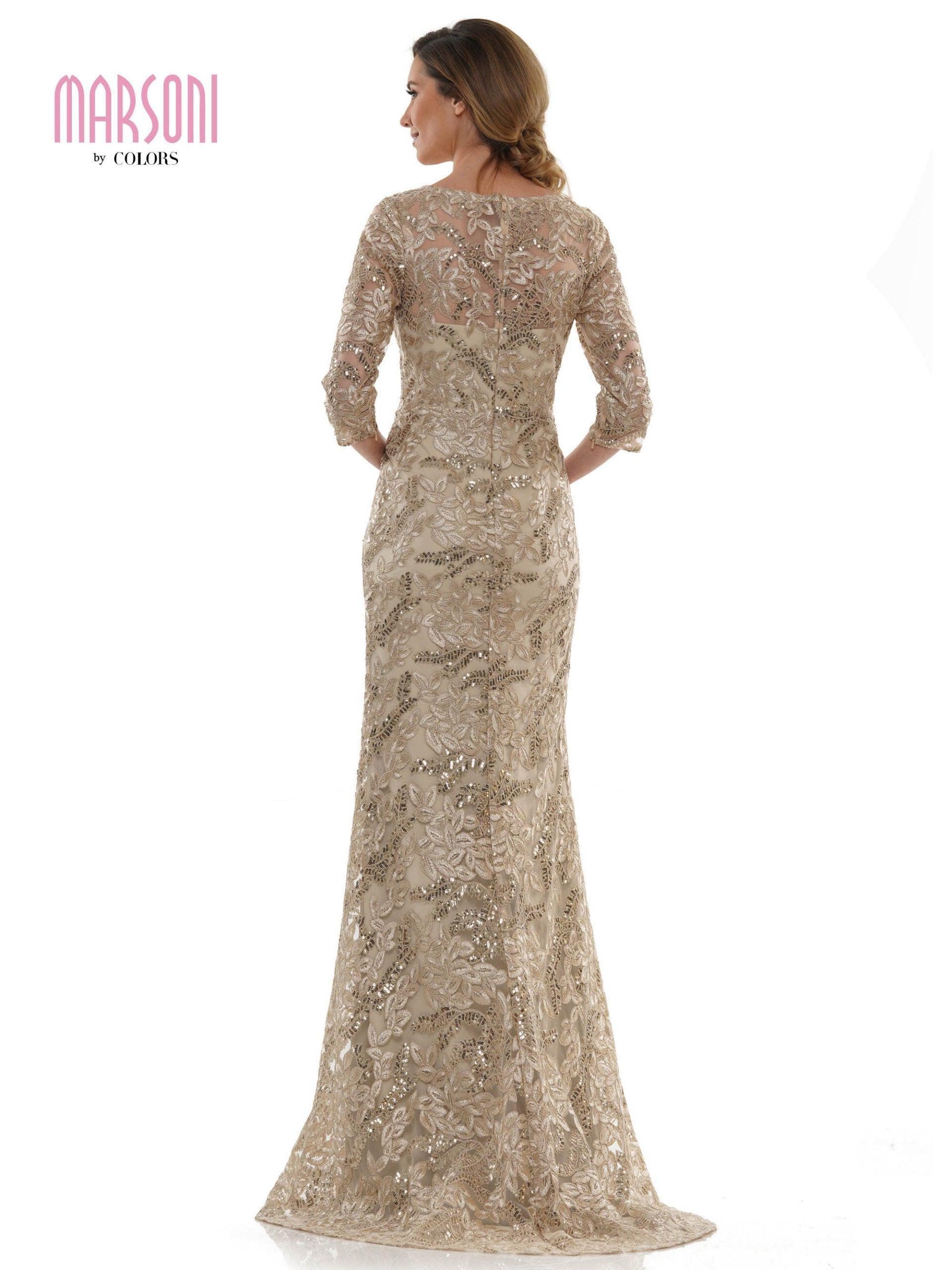 Marsoni Long Mother of the Bride Formal Dress 1119 - The Dress Outlet