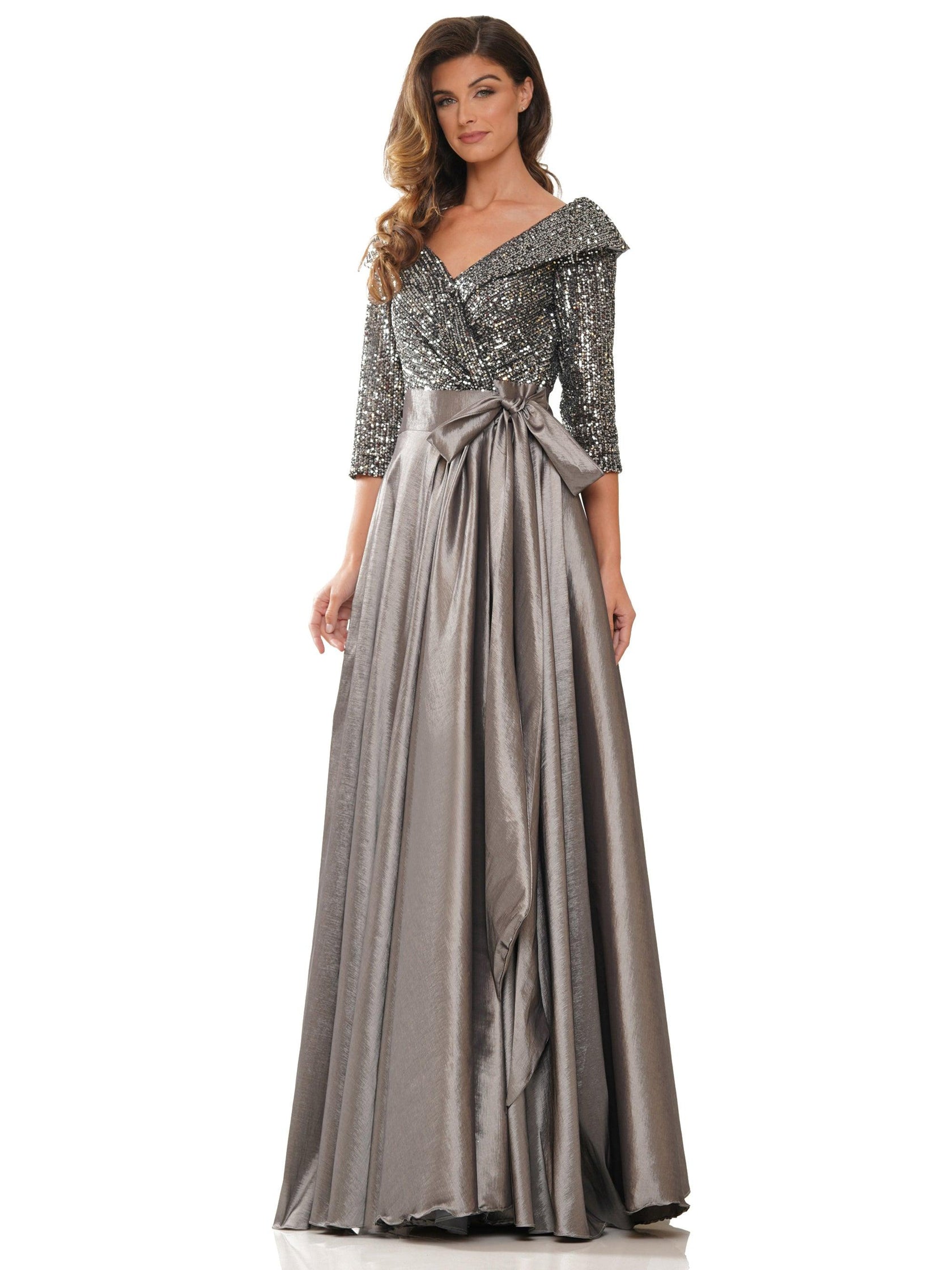Navy Marsoni Long Mother of the Bride Formal Dress M317 for $394.0