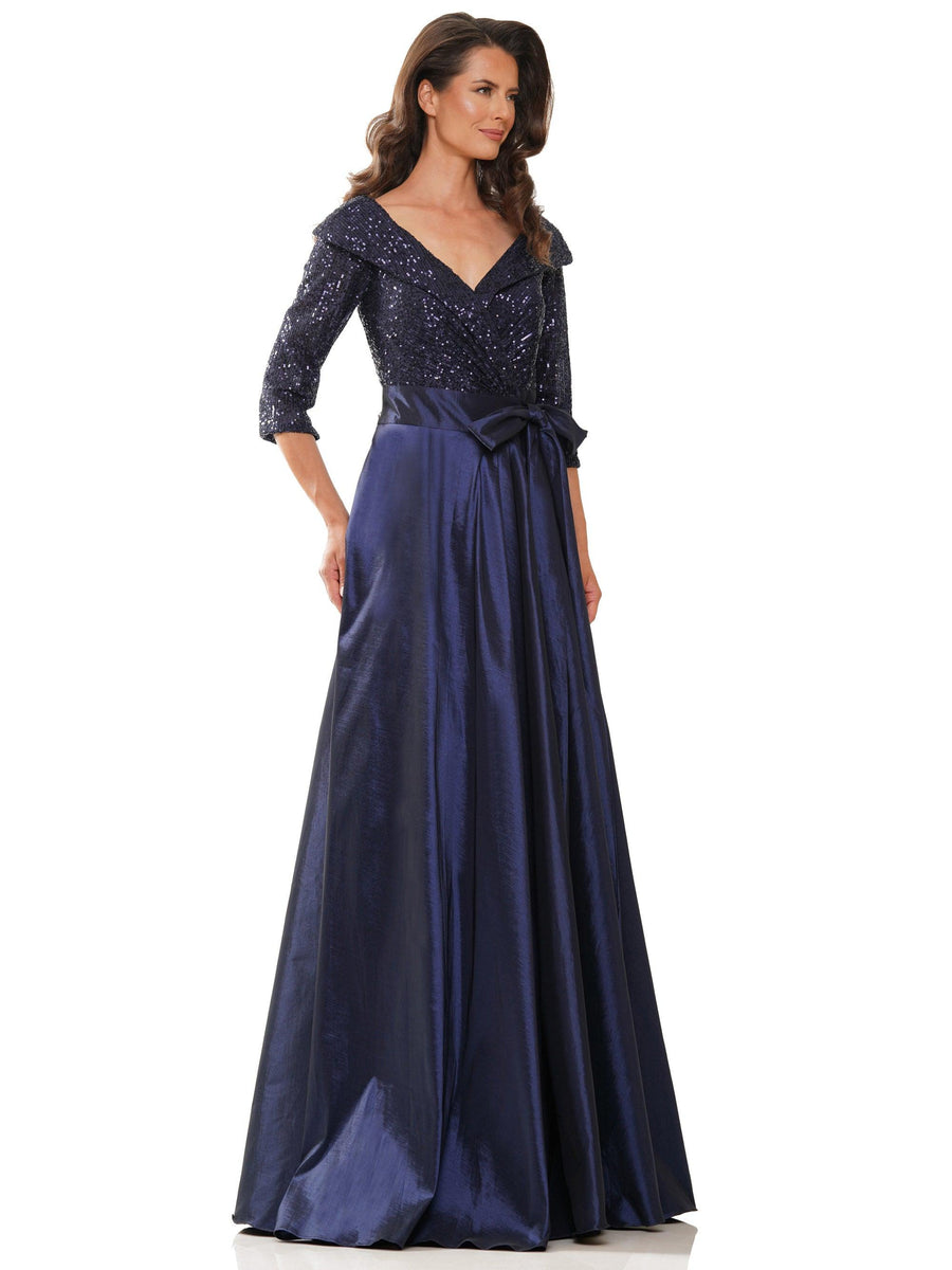 Charcoal Marsoni Long Mother of the Bride Formal Dress M317 for $394.0 ...