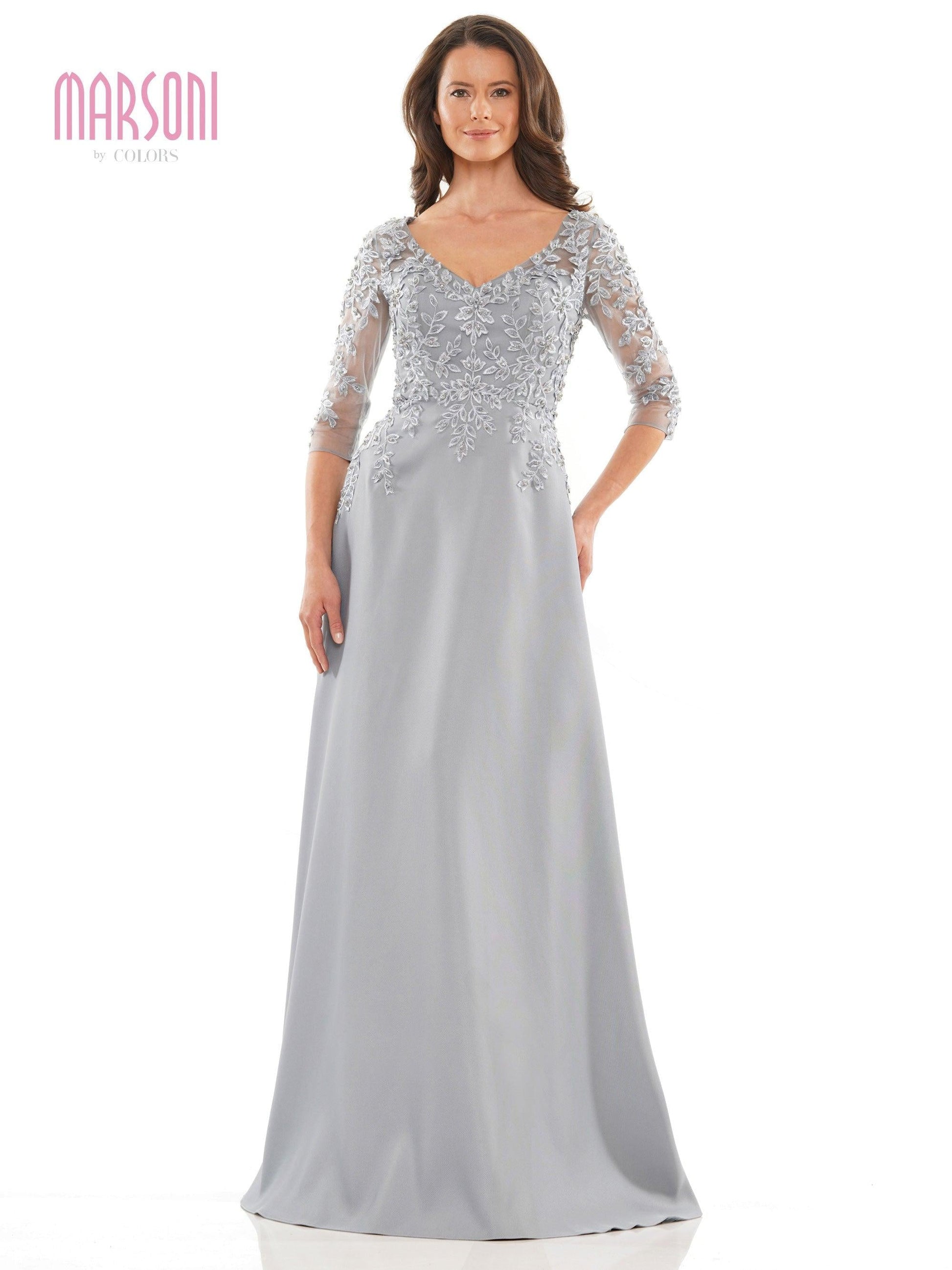 Marsoni Long Mother of the Bride Formal Gown 1174
