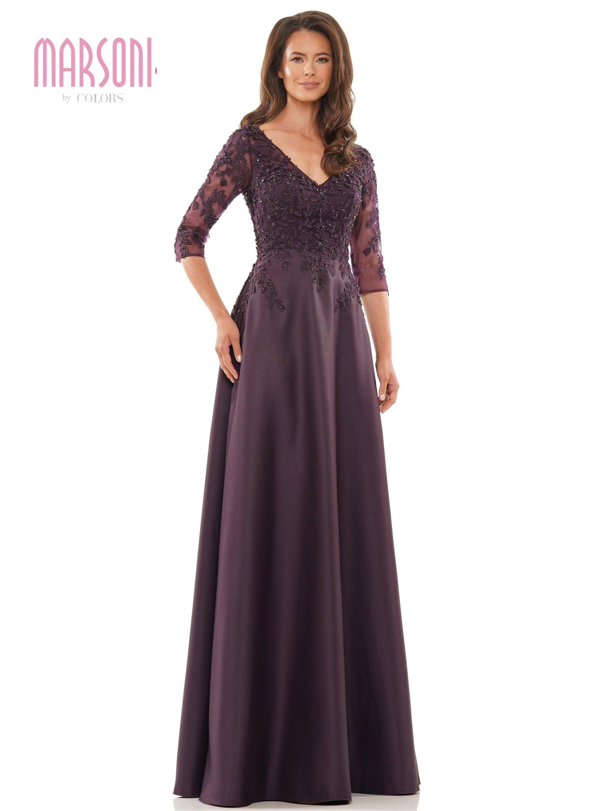 Marsoni Long Mother of the Bride Formal Gown 1174