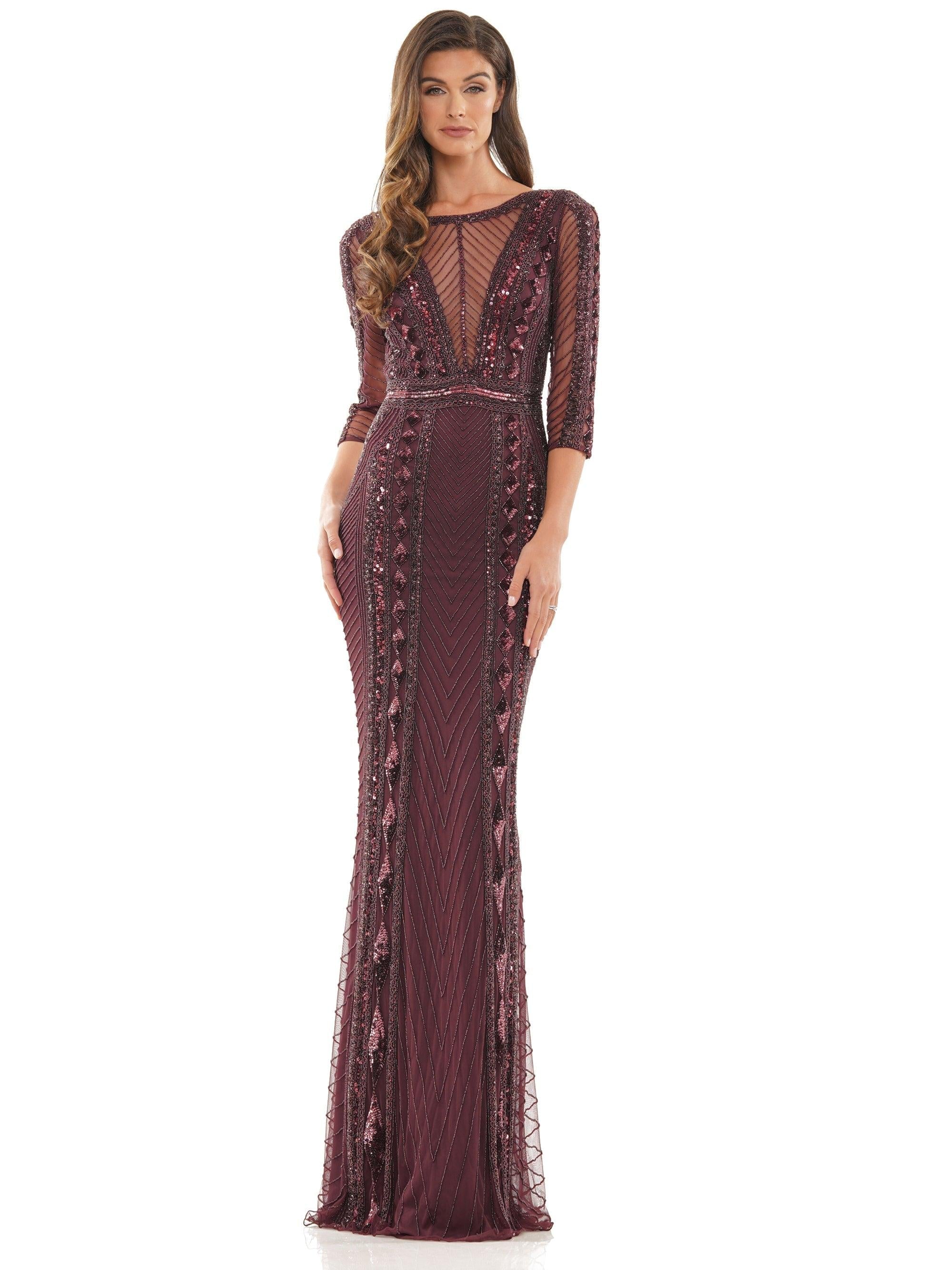 Marsoni Long Mother of the Bride Formal Gown 1204 - The Dress Outlet