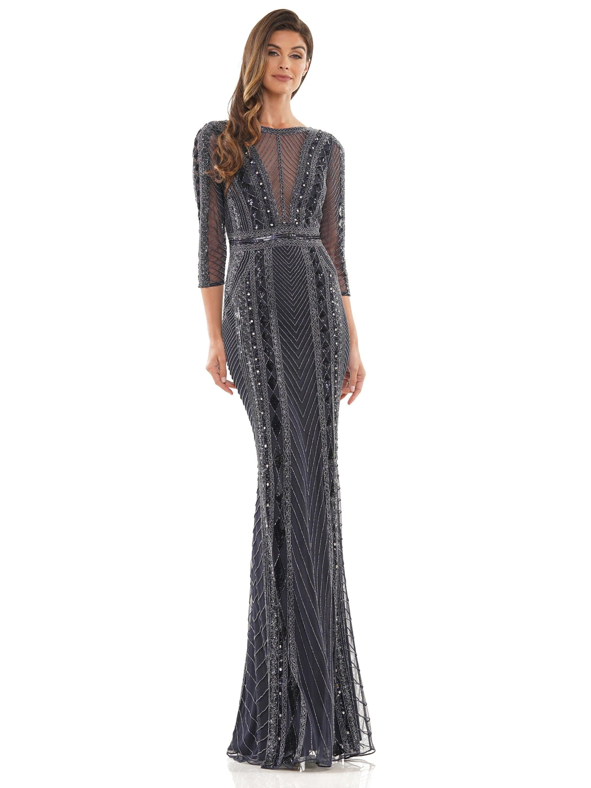 Marsoni Long Mother of the Bride Formal Gown 1204 - The Dress Outlet