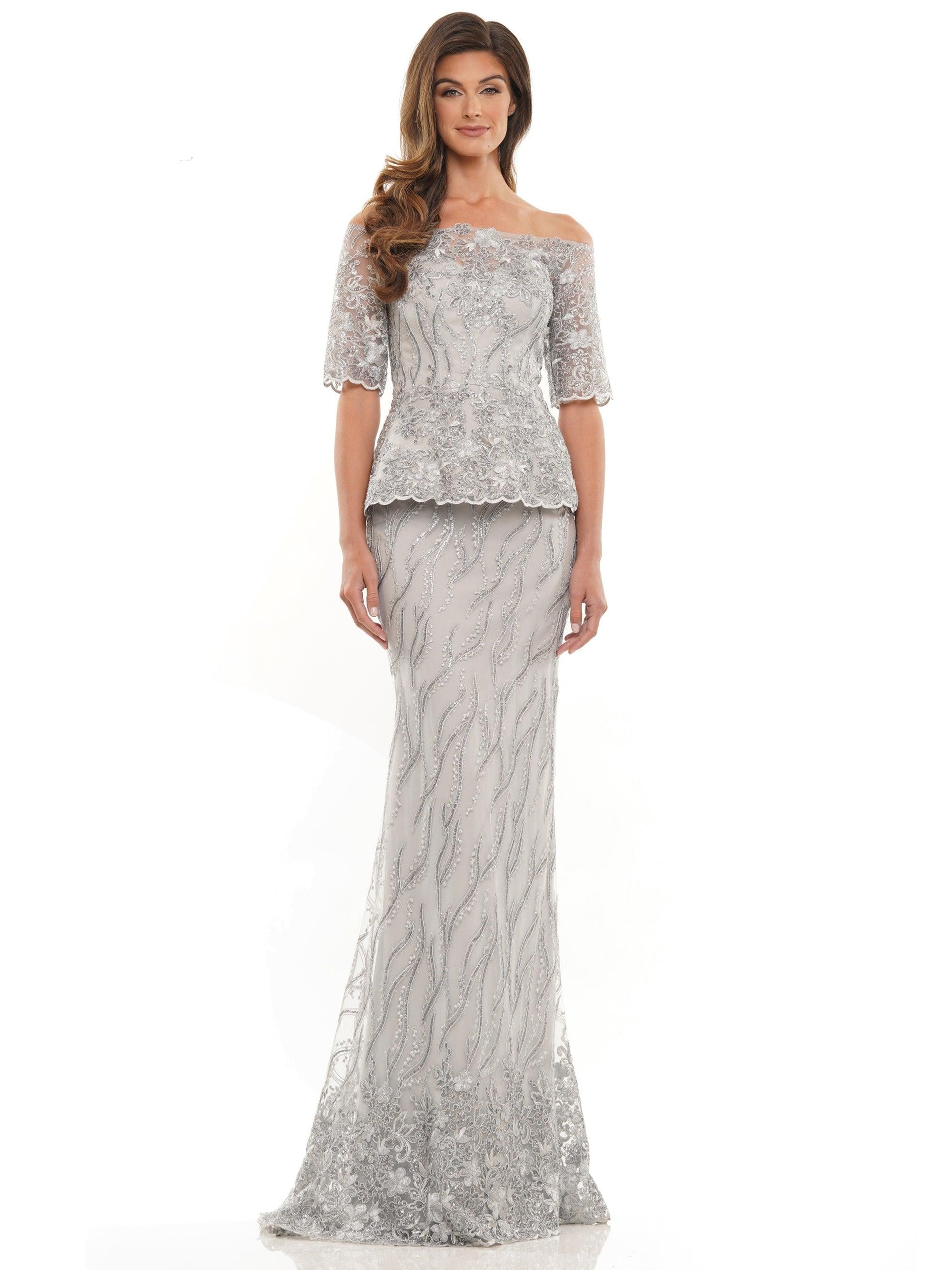 Dark Taupe Marsoni Long Mother of the Bride Formal Gown 1222 - Mother ...