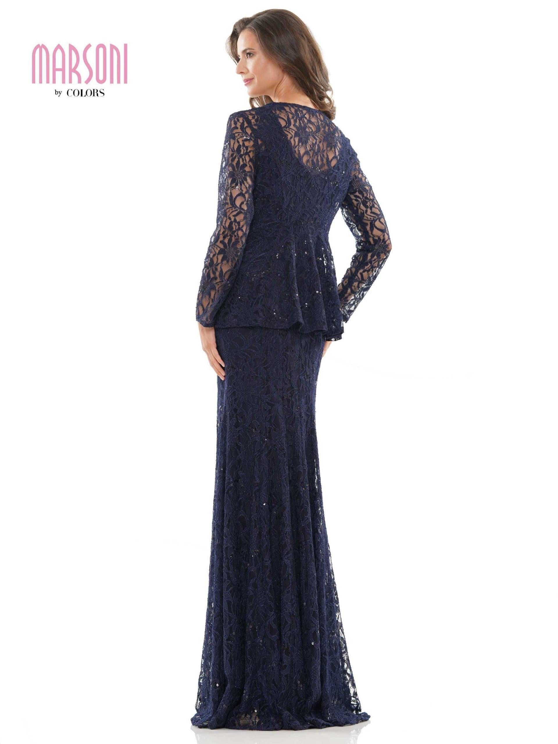 Marsoni Long Mother of the Bride Jacket Dress 301
