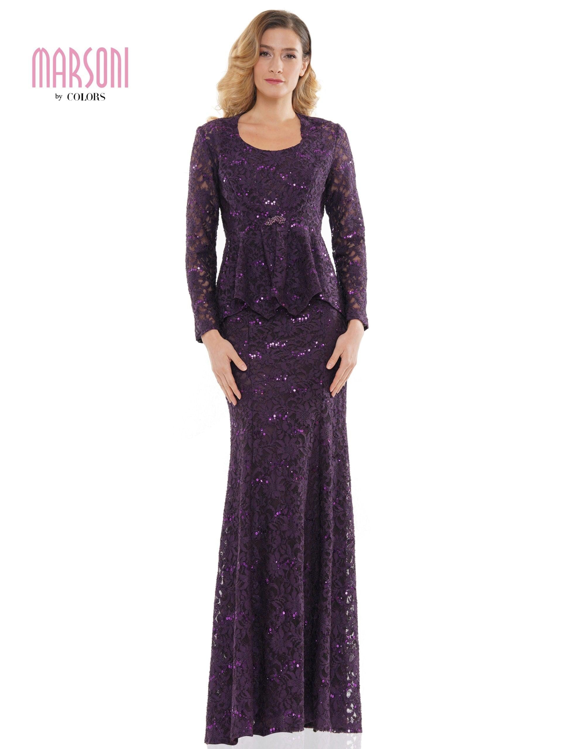 Marsoni Long Mother of the Bride Jacket Dress 301