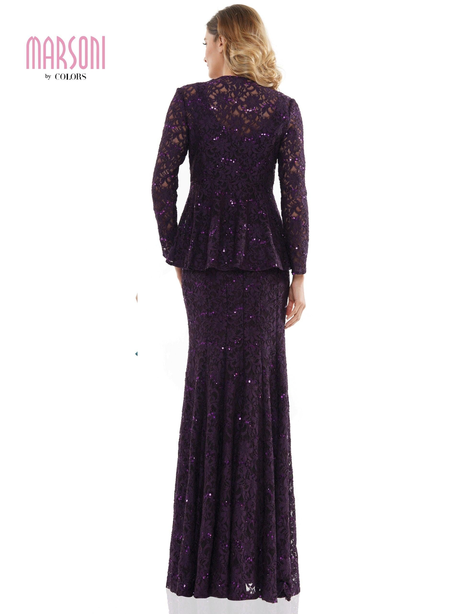 Marsoni Long Mother of the Bride Jacket Dress 301