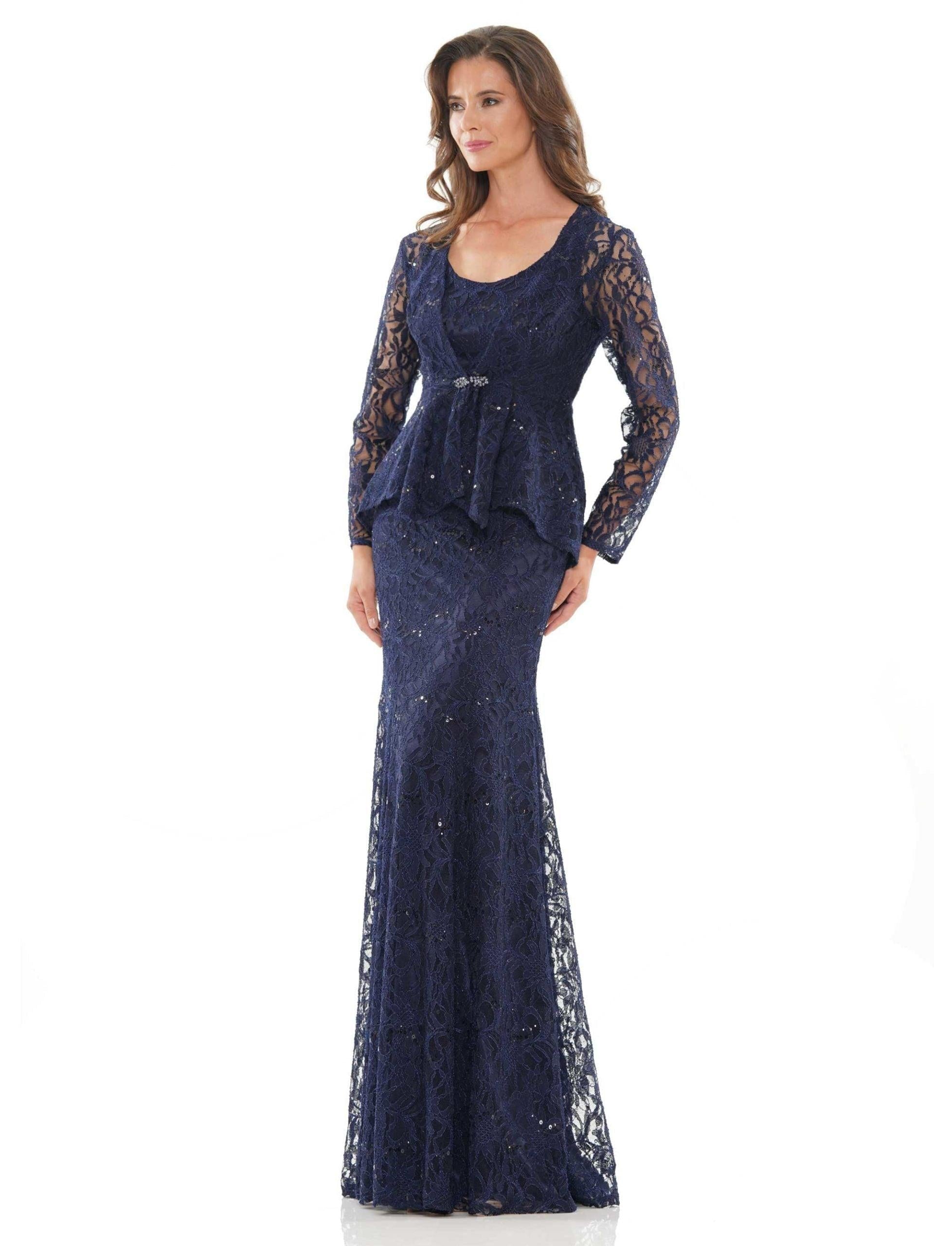 Marsoni Long Mother of the Bride Jacket Dress 301 - The Dress Outlet