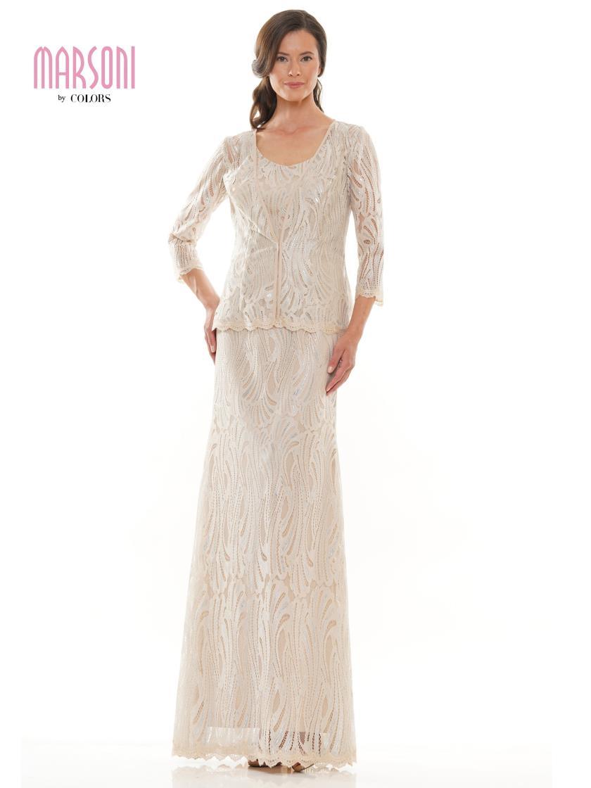Marsoni Long Mother of the Bride Jacket Dress 310