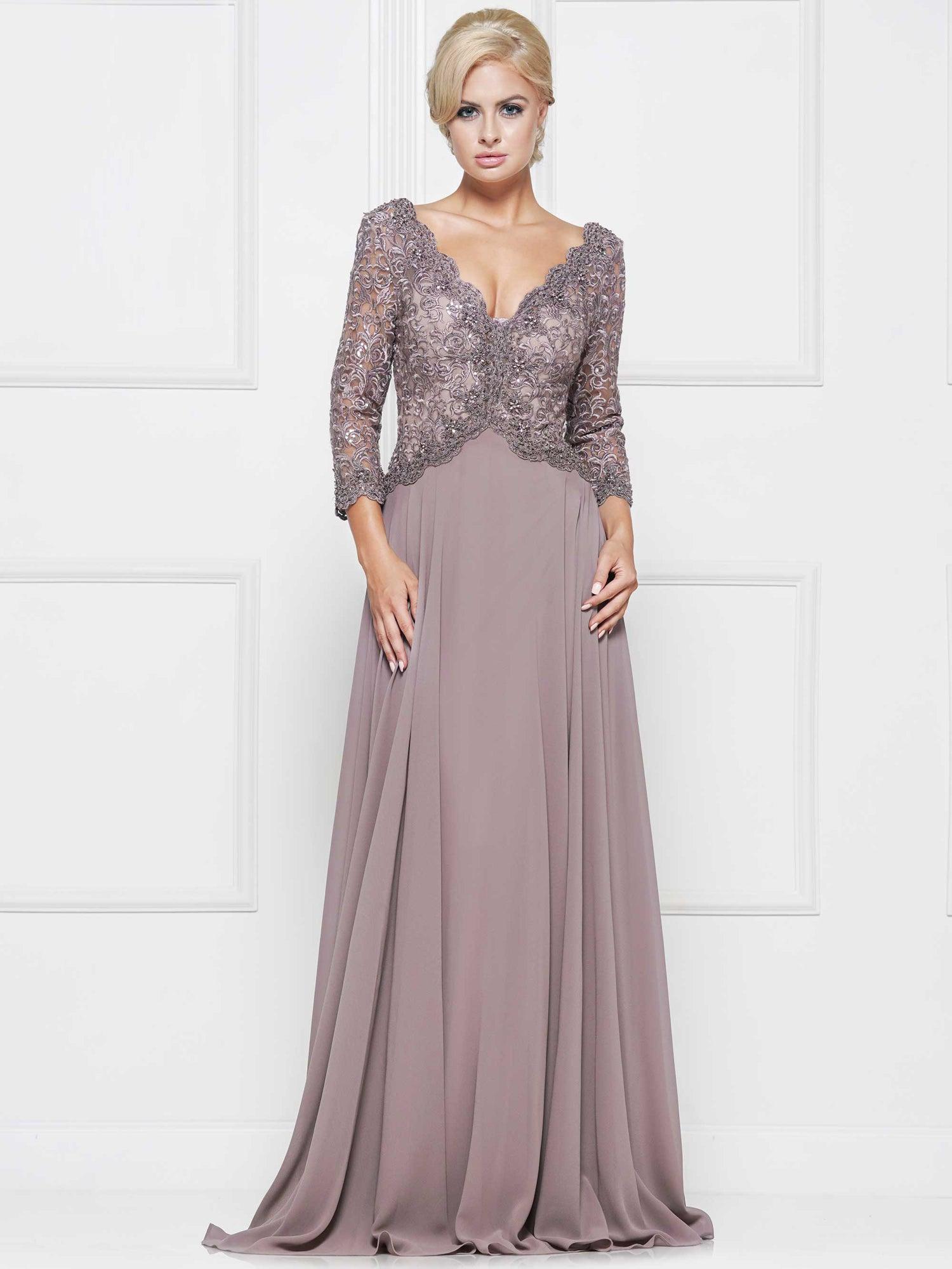 Marsoni Long Mother of the Bride Lace Dress 225 Sale - The Dress Outlet