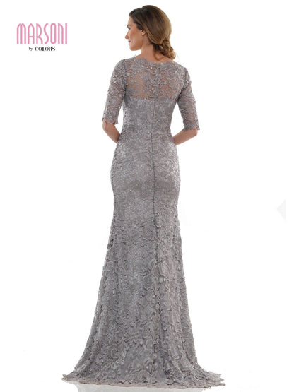 Marsoni Long Mother of the Bride Lace Dress Sale - The Dress Outlet