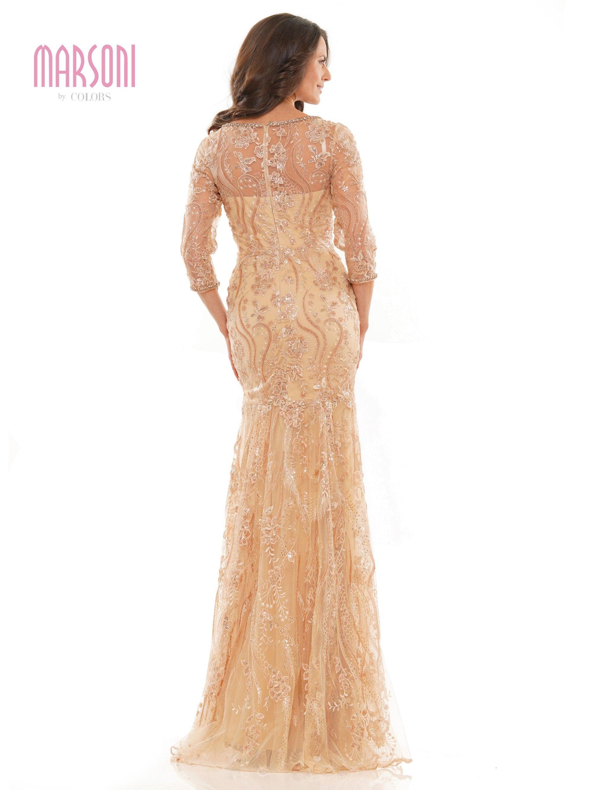 Marsoni Long Mother of the Bride Lace Gown 1193