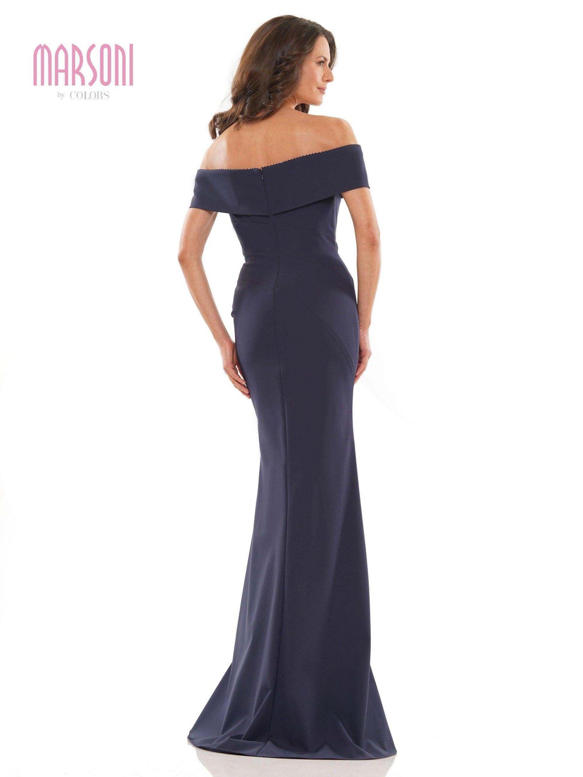 Marsoni Long  Off Shoulder Formal Dress 1165