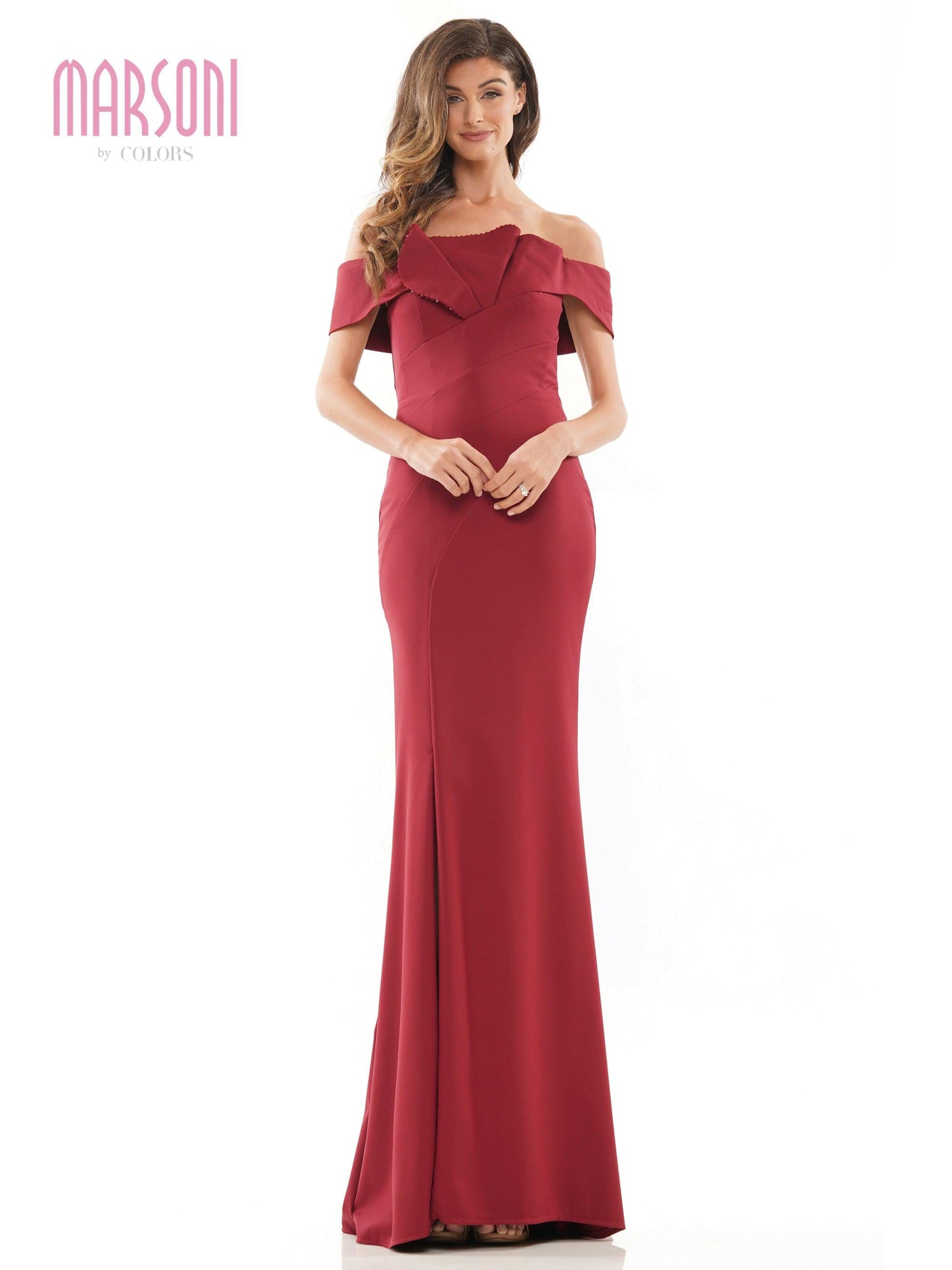 Marsoni Long  Off Shoulder Formal Dress 1165