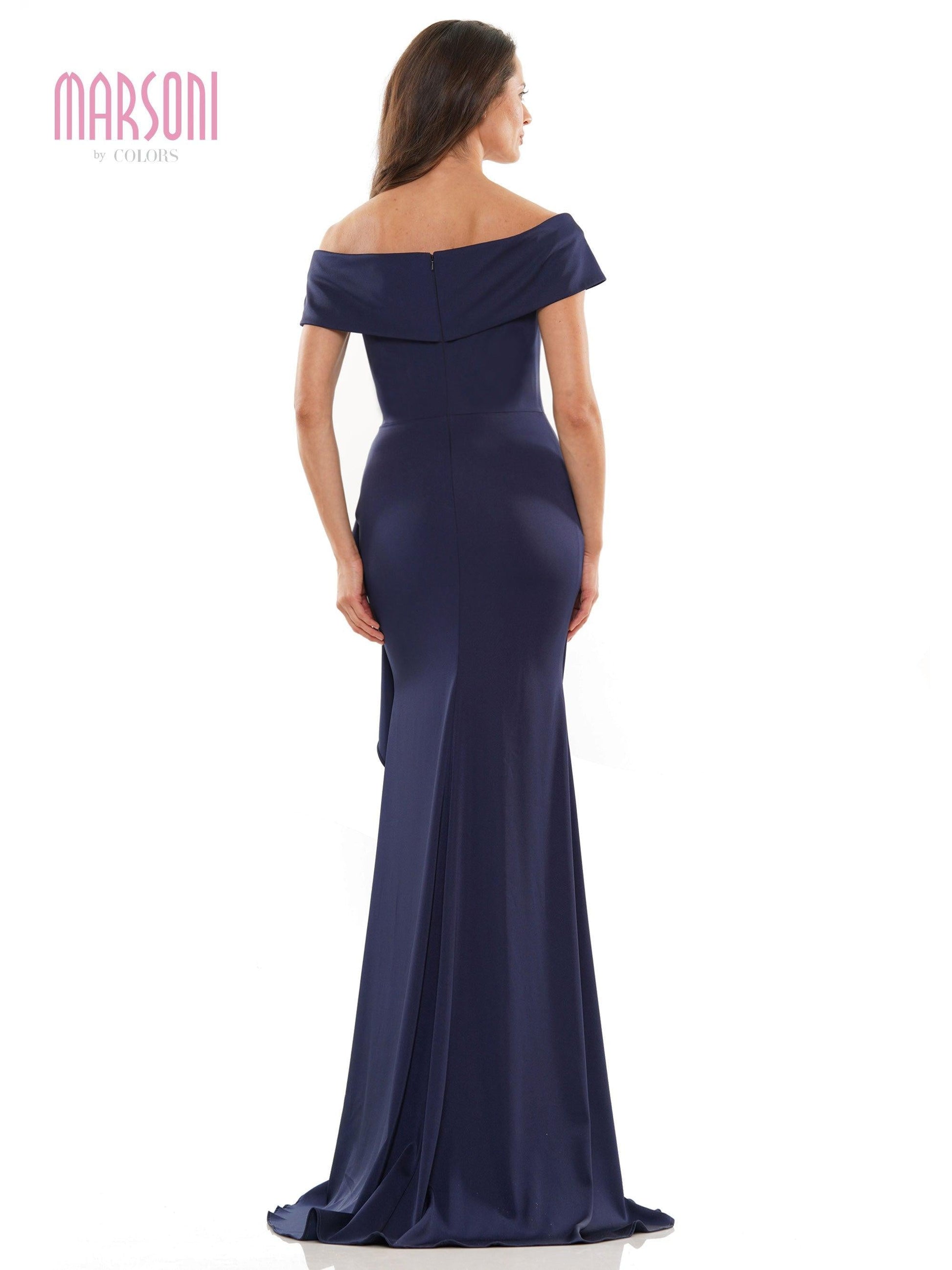 Marsoni Long Off Shoulder Formal Dress 1180