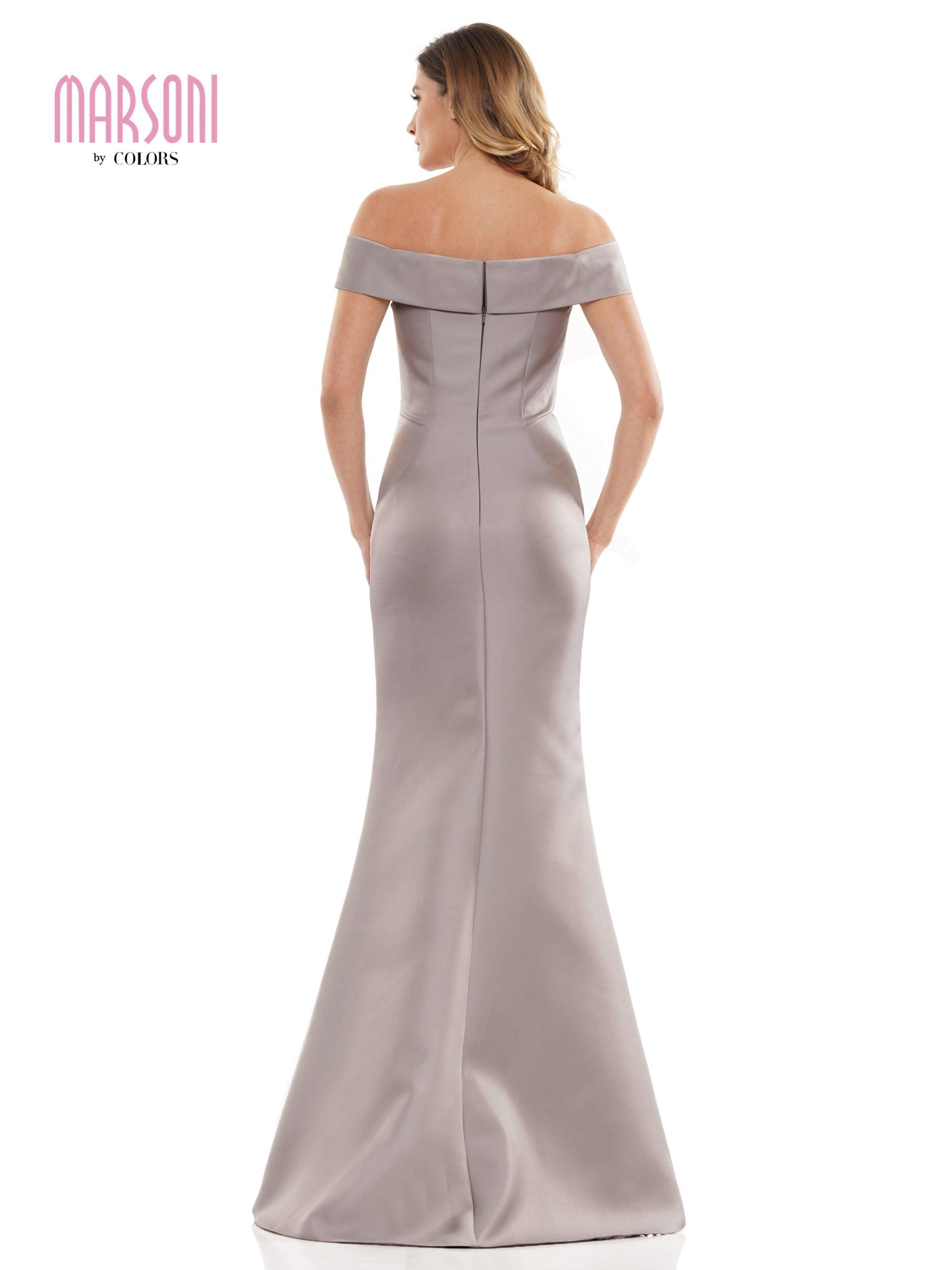 Marsoni Long Off Shoulder Formal Mermaid Dress 1140