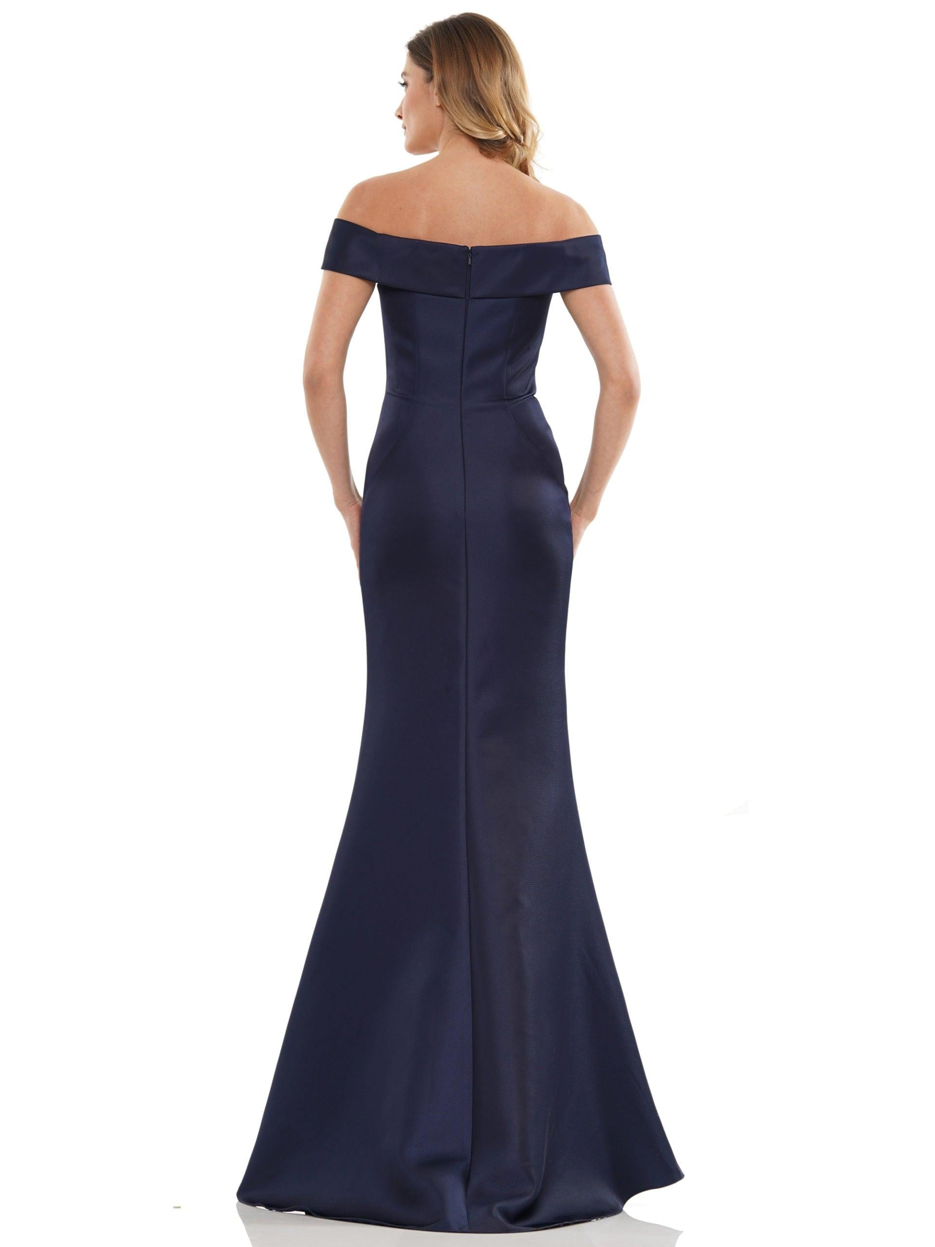 Marsoni Long Off Shoulder Formal Mermaid Dress 1140 - The Dress Outlet