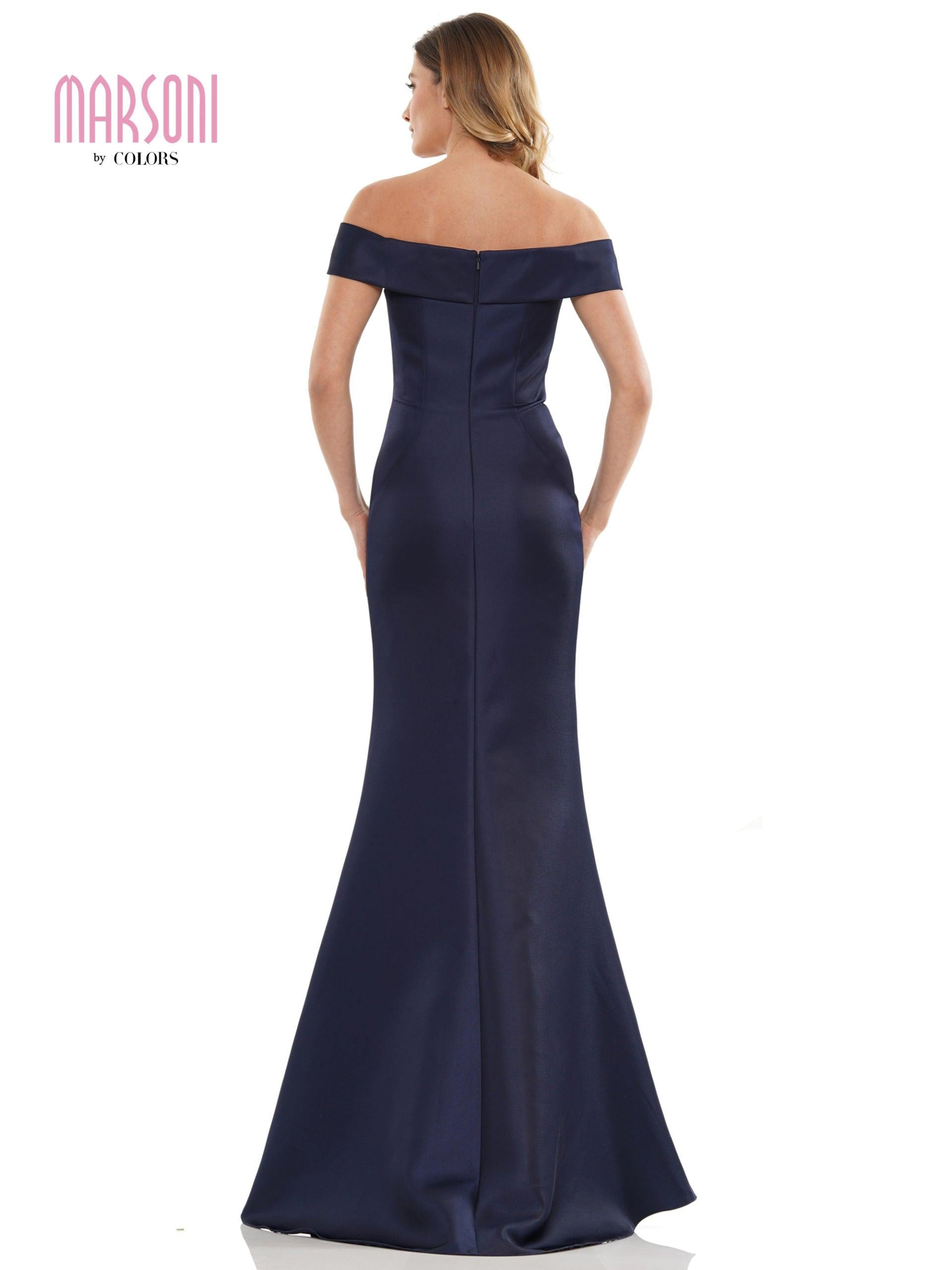 Marsoni Long Off Shoulder Formal Mermaid Dress 1140