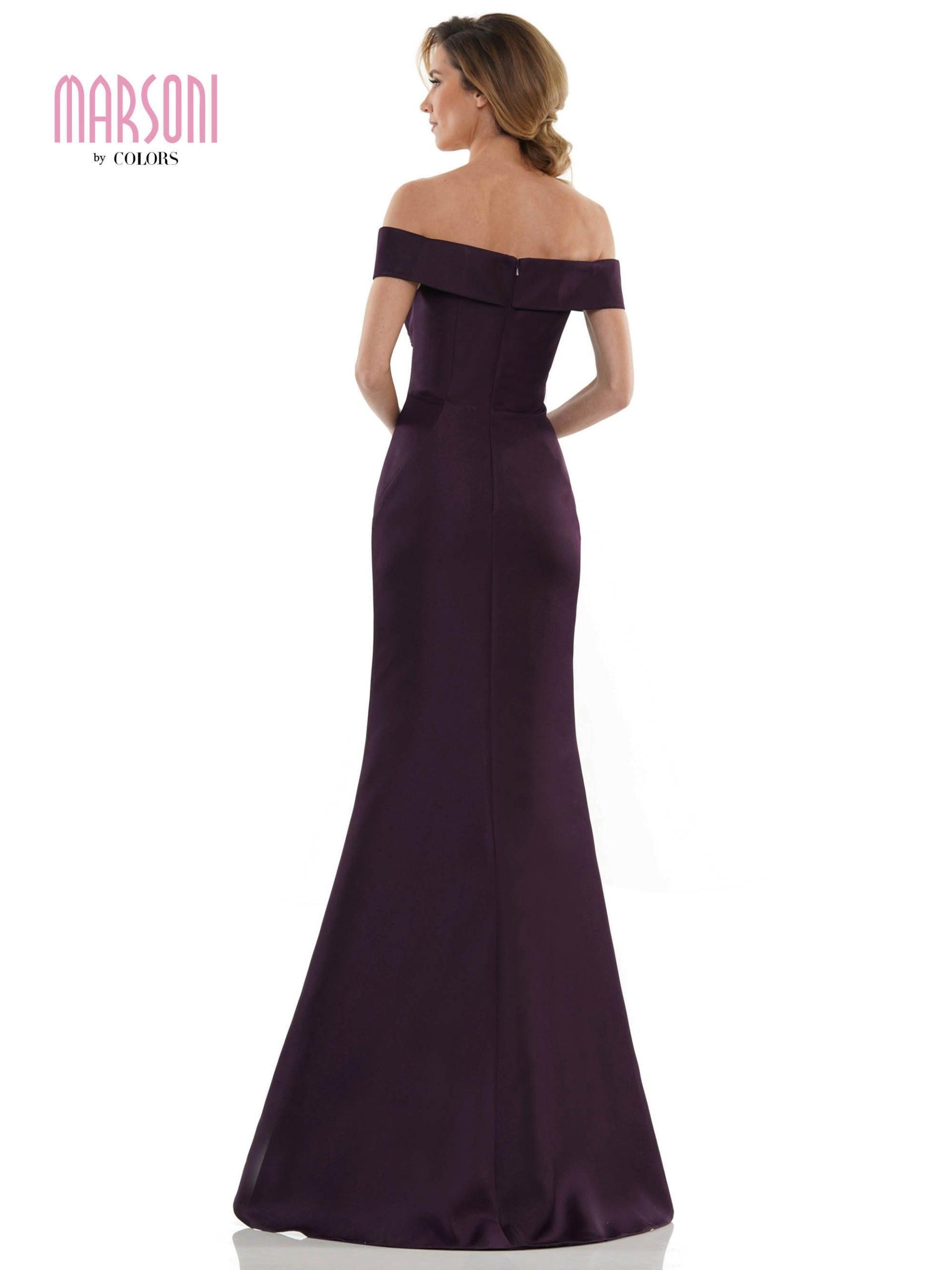 Marsoni Long Off Shoulder Formal Mermaid Dress 1140