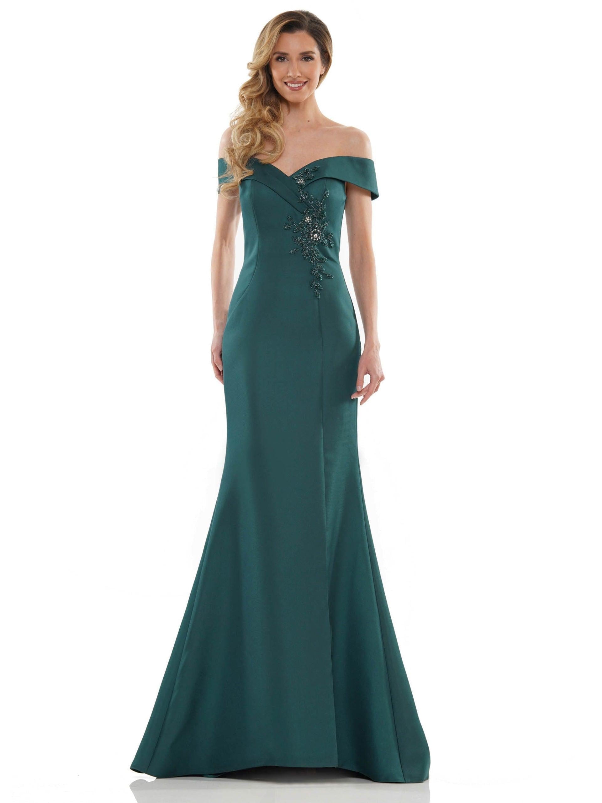 Marsoni Long Off Shoulder Formal Mermaid Dress 1140 - The Dress Outlet