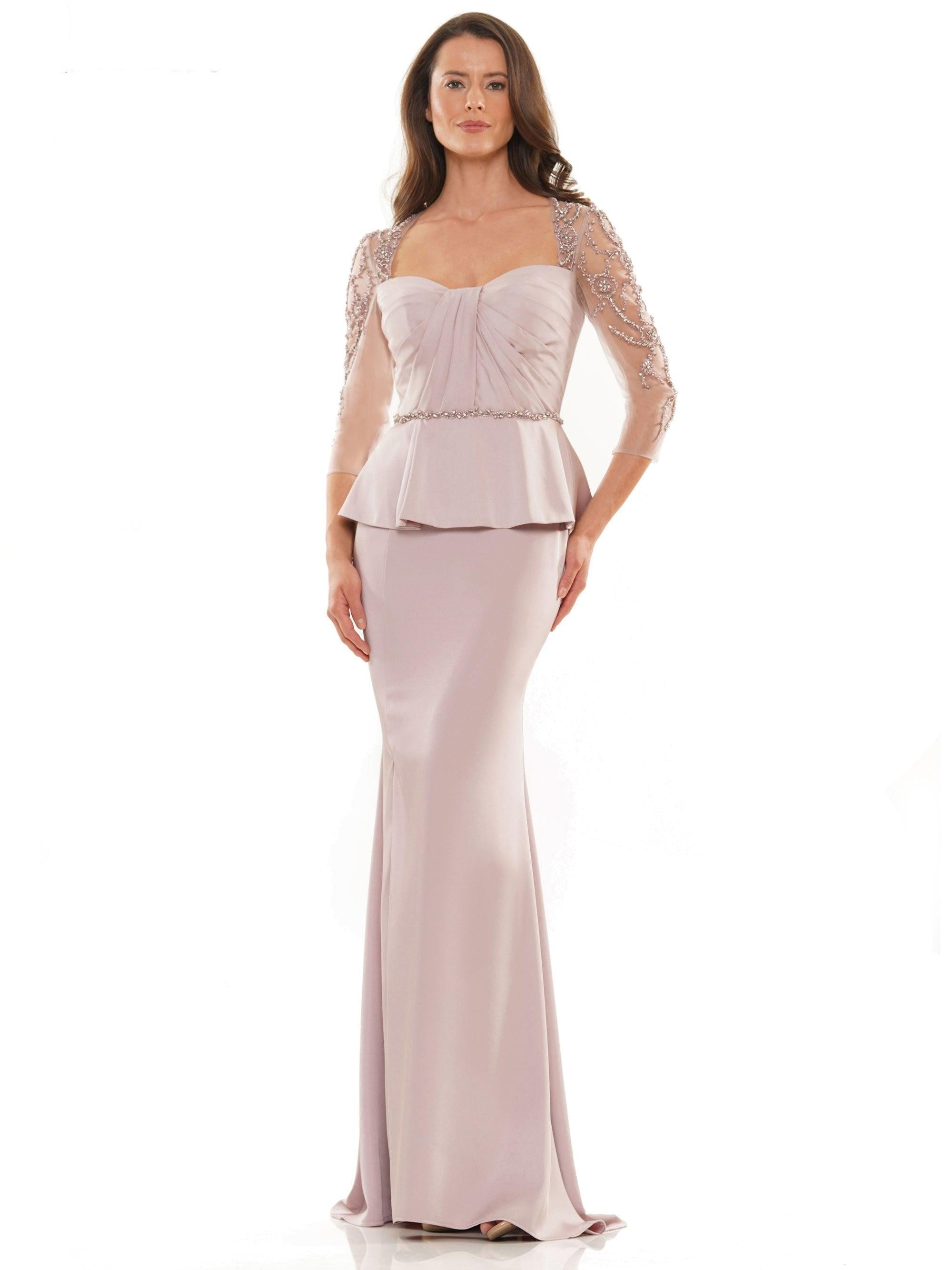 Marsoni Long Sleeve Mother of the Bride Gown 1192 - The Dress Outlet