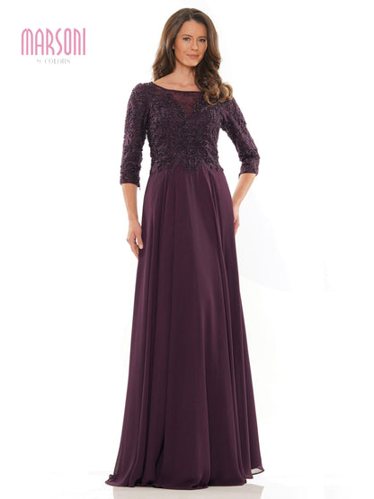 Marsoni Mother of the Bride A Line Long Dress 1052 - The Dress Outlet