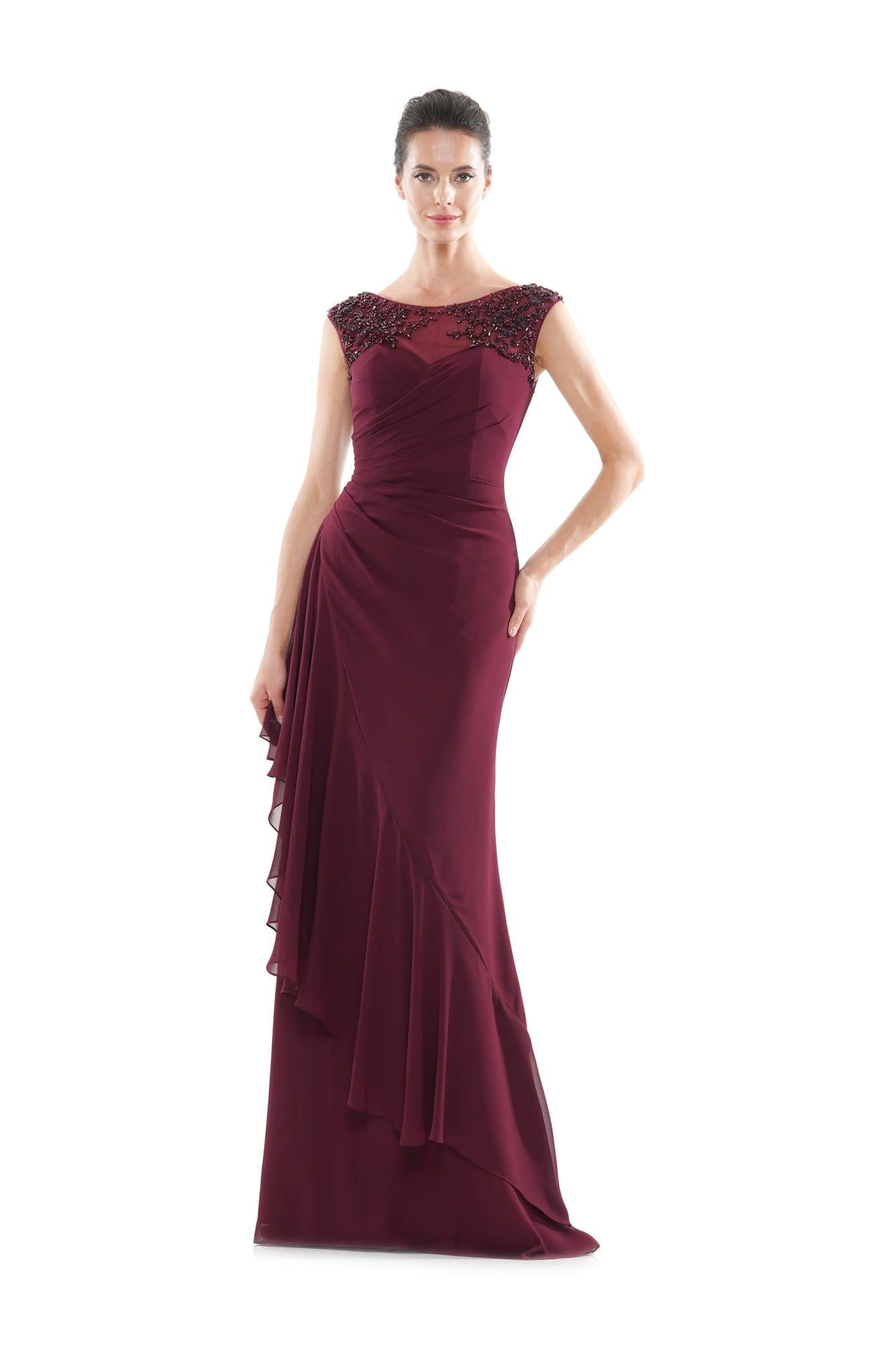 Marsoni Mother of the Bride Beaded Long Gown 1079 - The Dress Outlet