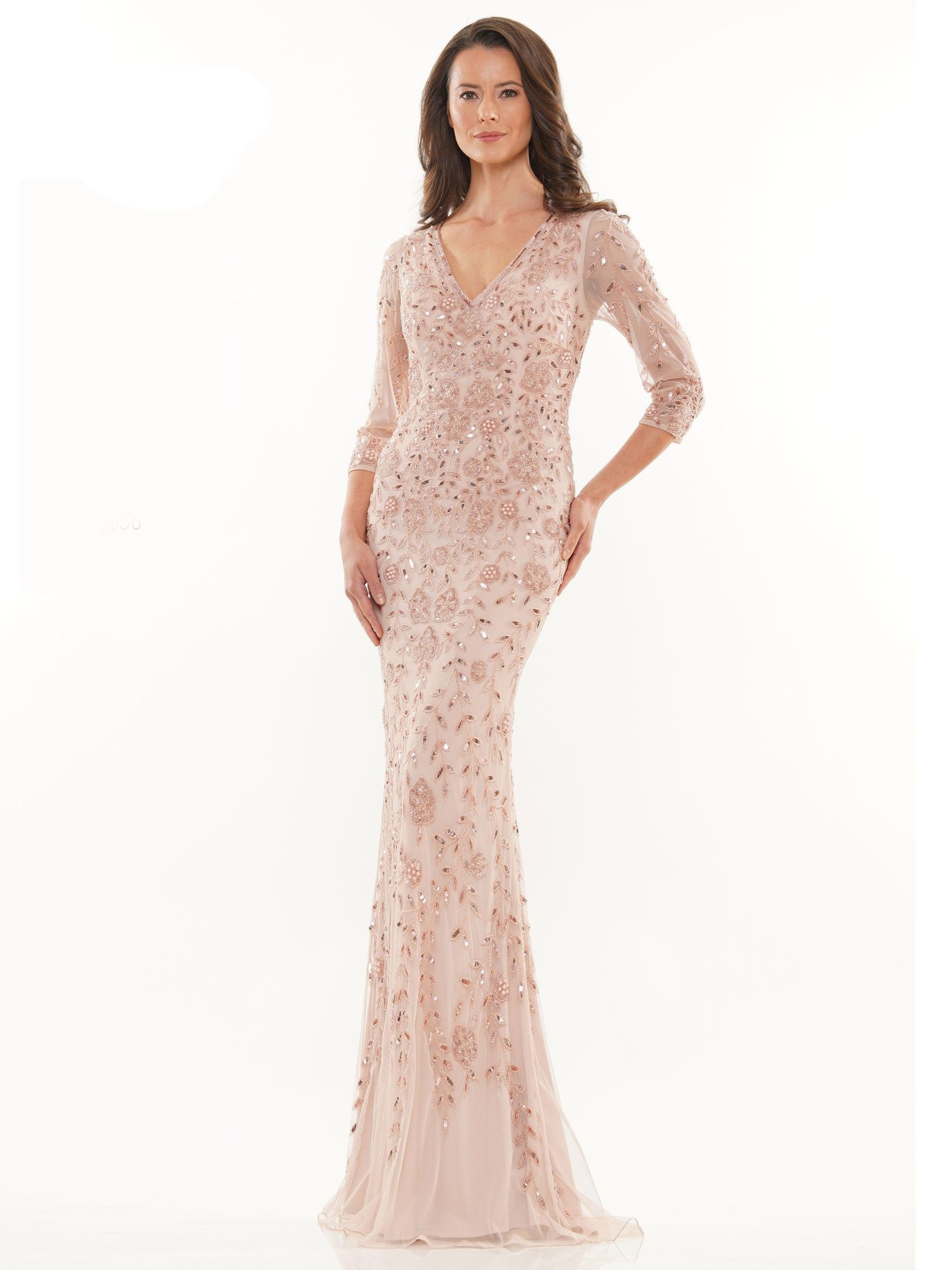 Marsoni Mother of the Bride Beaded Long Gown 1197 - The Dress Outlet