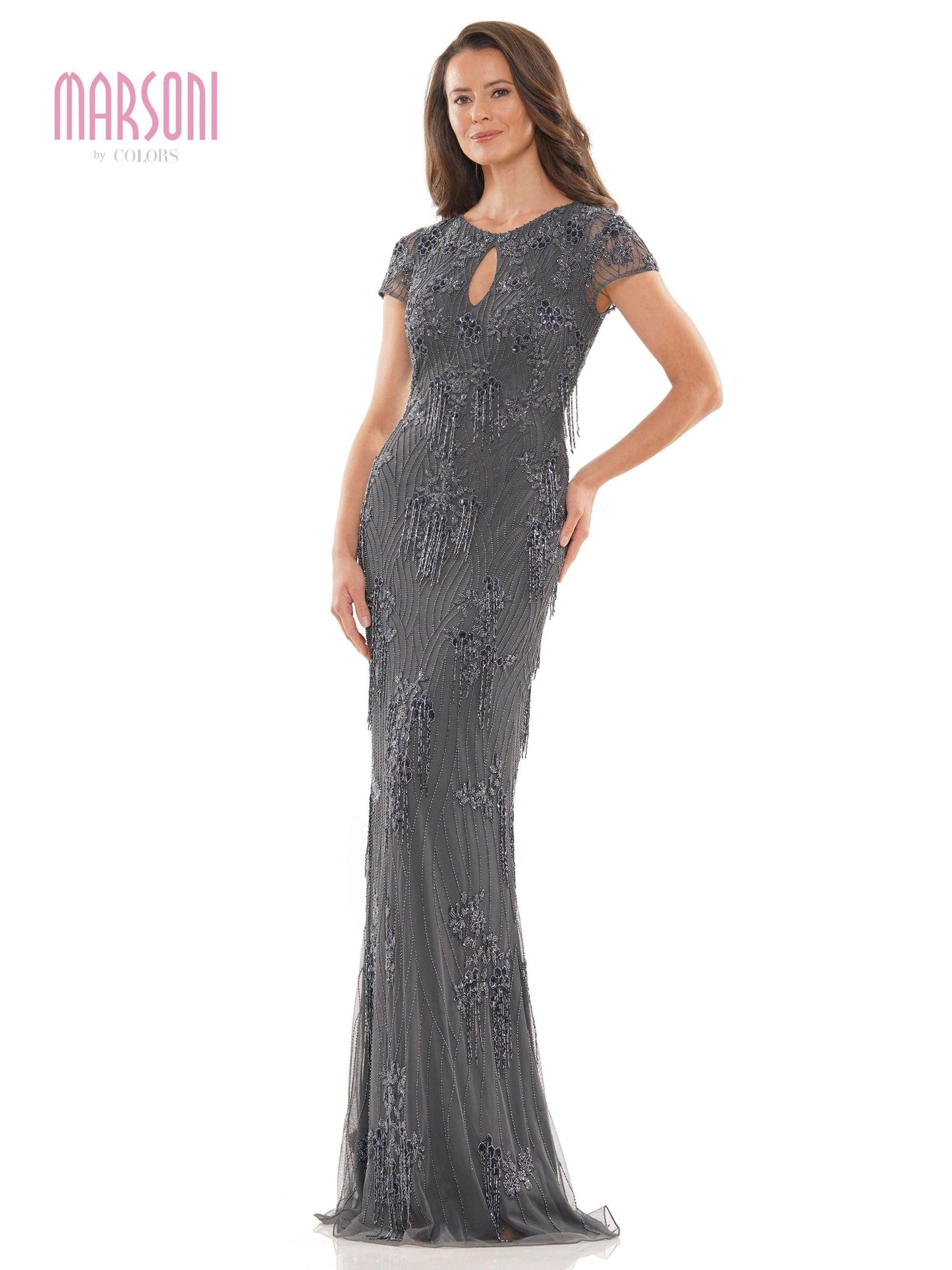 Marsoni Mother of the Bride Beaded Long Gown 1203 - The Dress Outlet