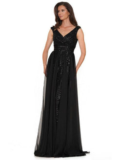 Marsoni M309 Black 10 Mother of the Bride Dress Sale main image 1
