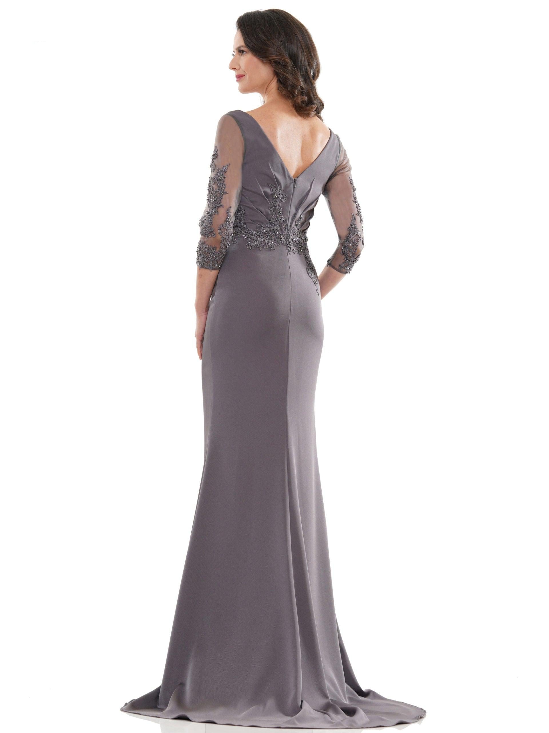 Mother f the Bride Dresses Mother of the Bride Formal Long Dress Charcoal