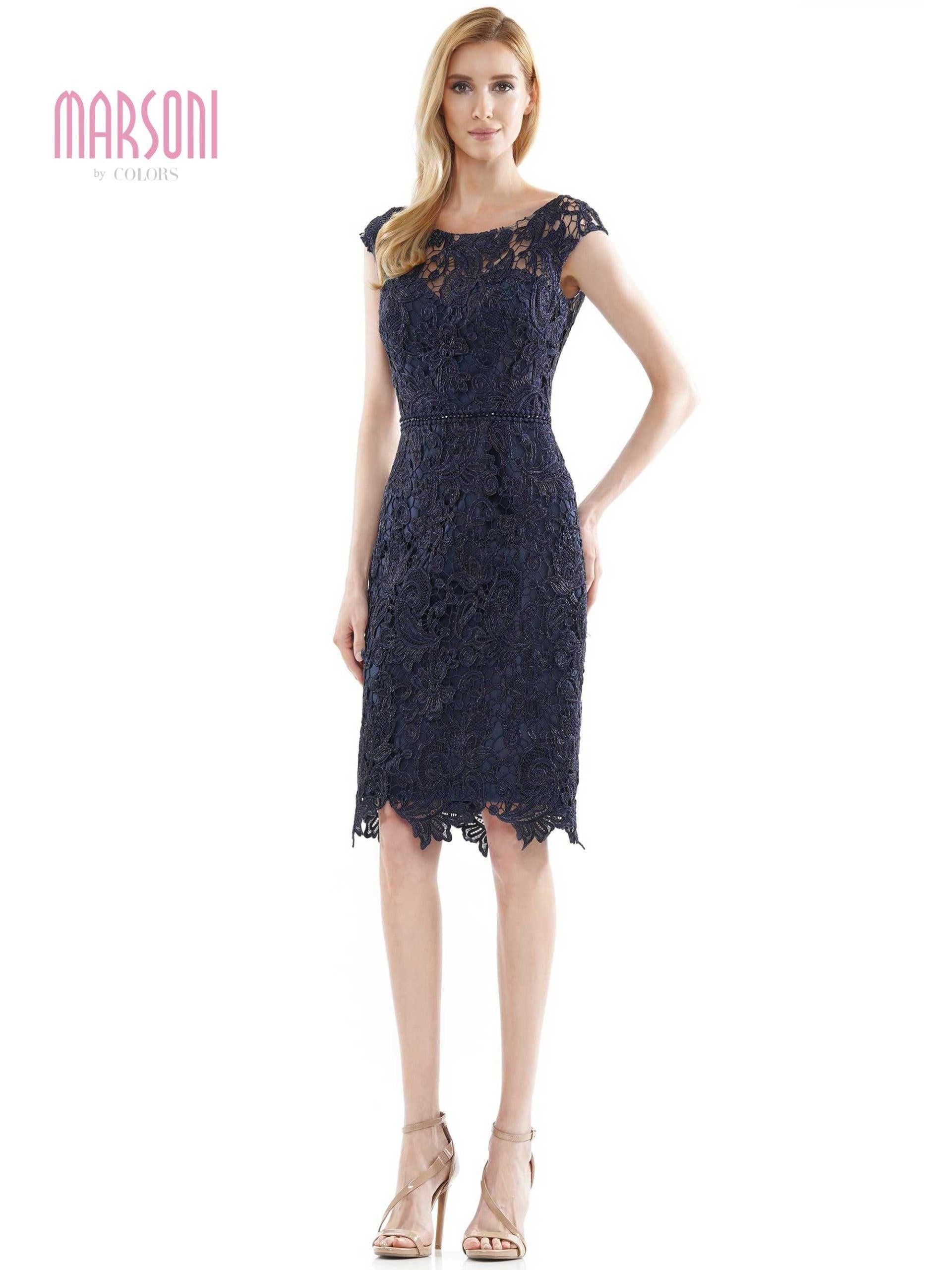 Marsoni Mother of the Bride Lace Short Dress 1103