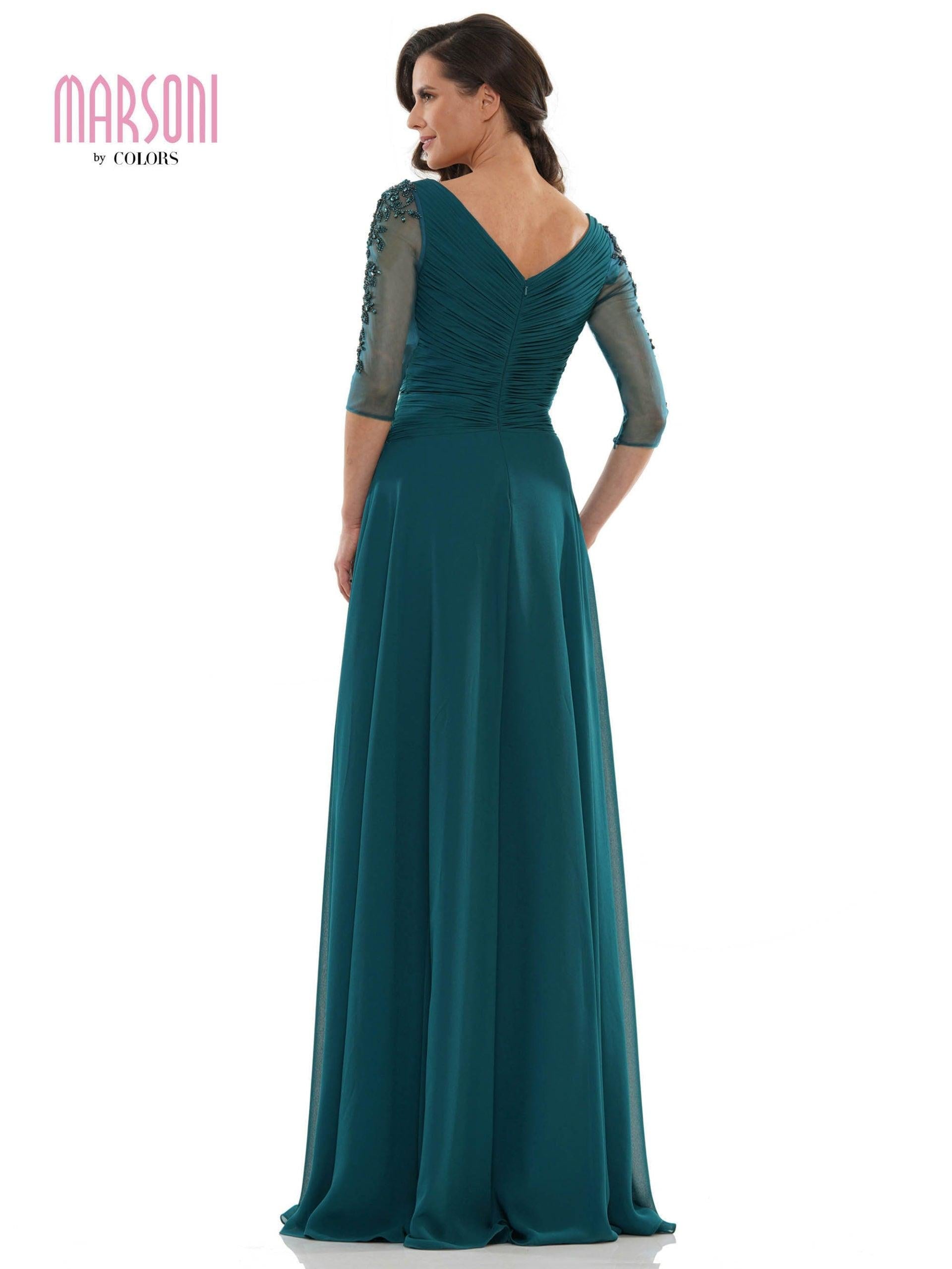 Marsoni Mother of the Bride Long Chiffon Dress 1135