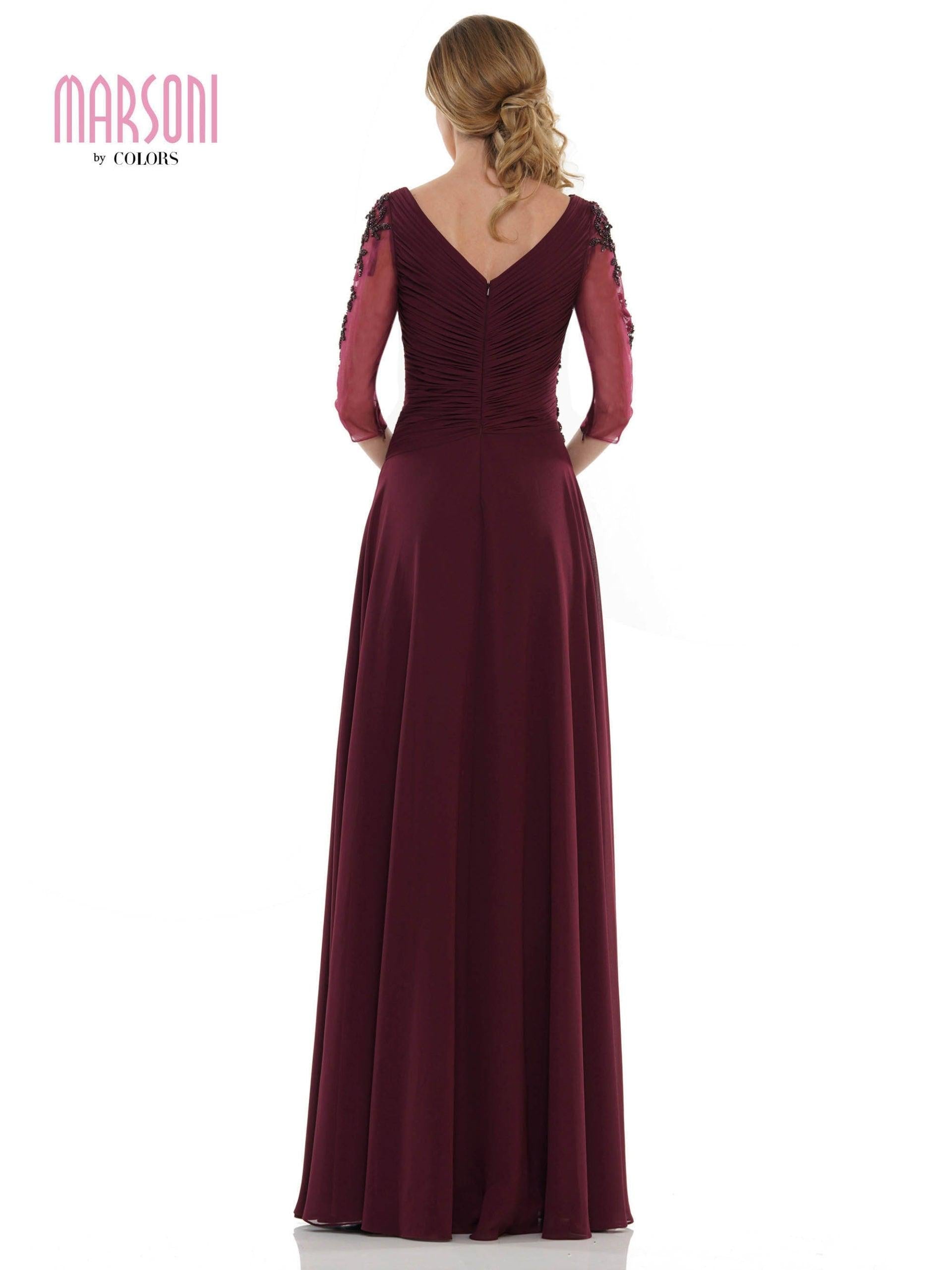 Marsoni Mother of the Bride Long Chiffon Dress 1135